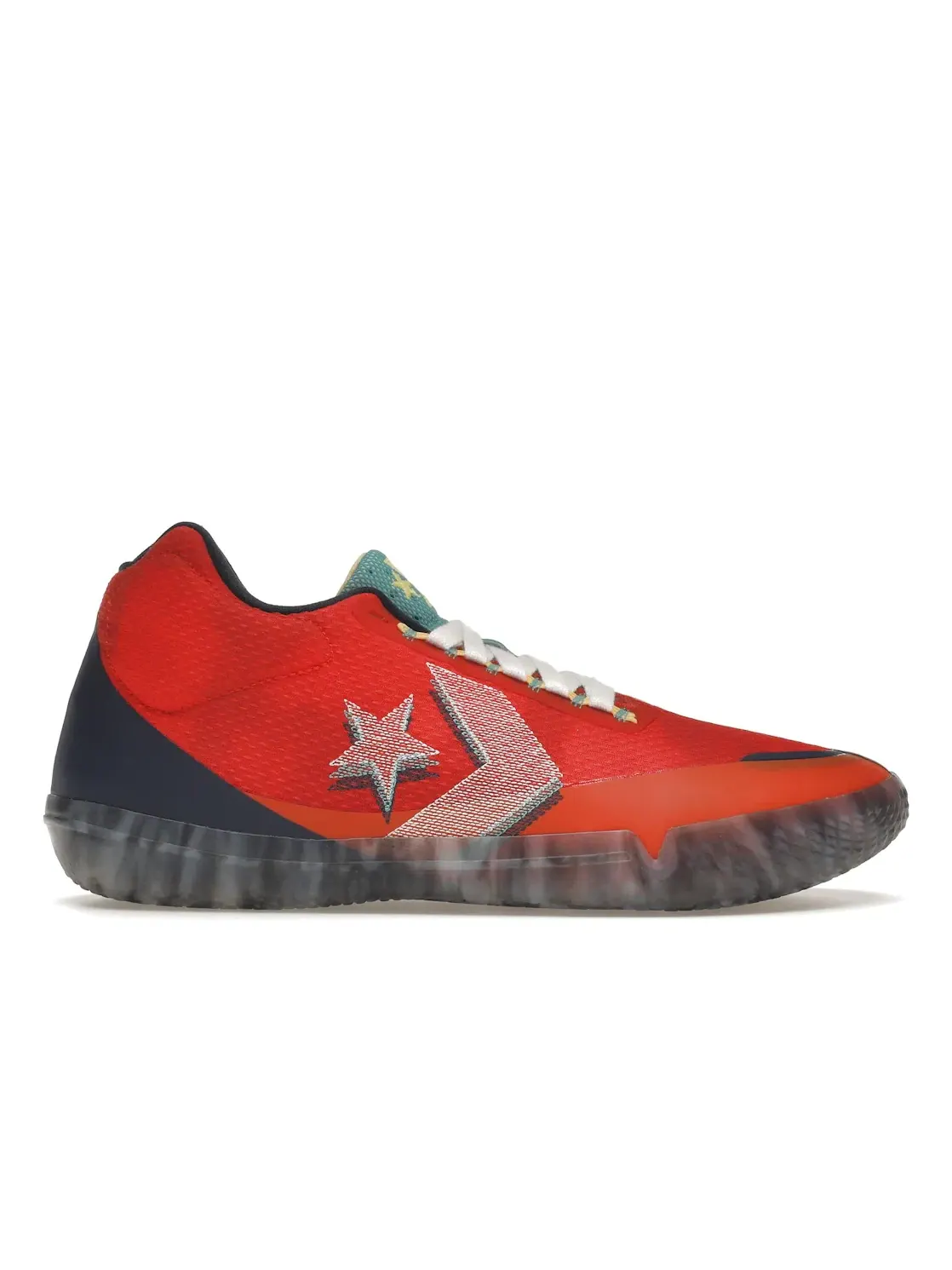 Мужские баскетбольные кроссовки Converse All Star BB Evo, Bright Poppy/Citron Pulse — изображение 1 из 4