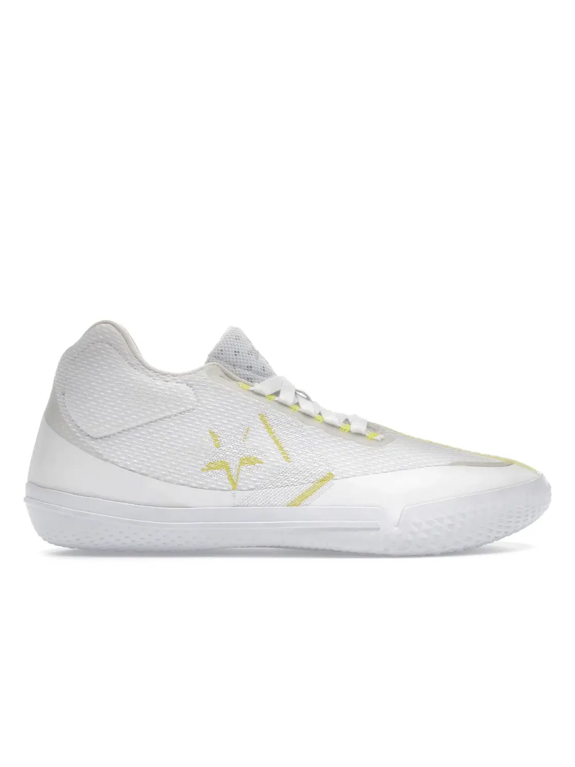 Мужские кроссовки для баскетбола с высокой видимостью Converse All Star BB Evo — изображение 1 из 4, белый/желтый-белый