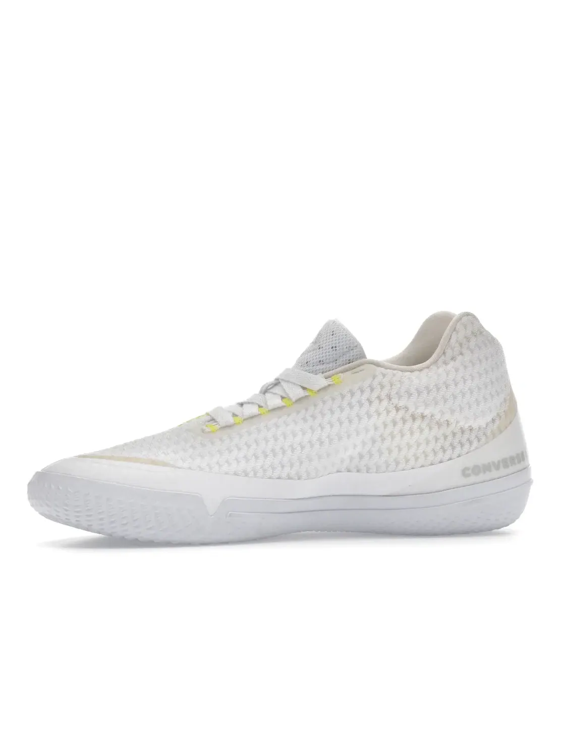 Мужские кроссовки для баскетбола с высокой видимостью Converse All Star BB Evo — изображение 3 из 4, белый/желтый-белый