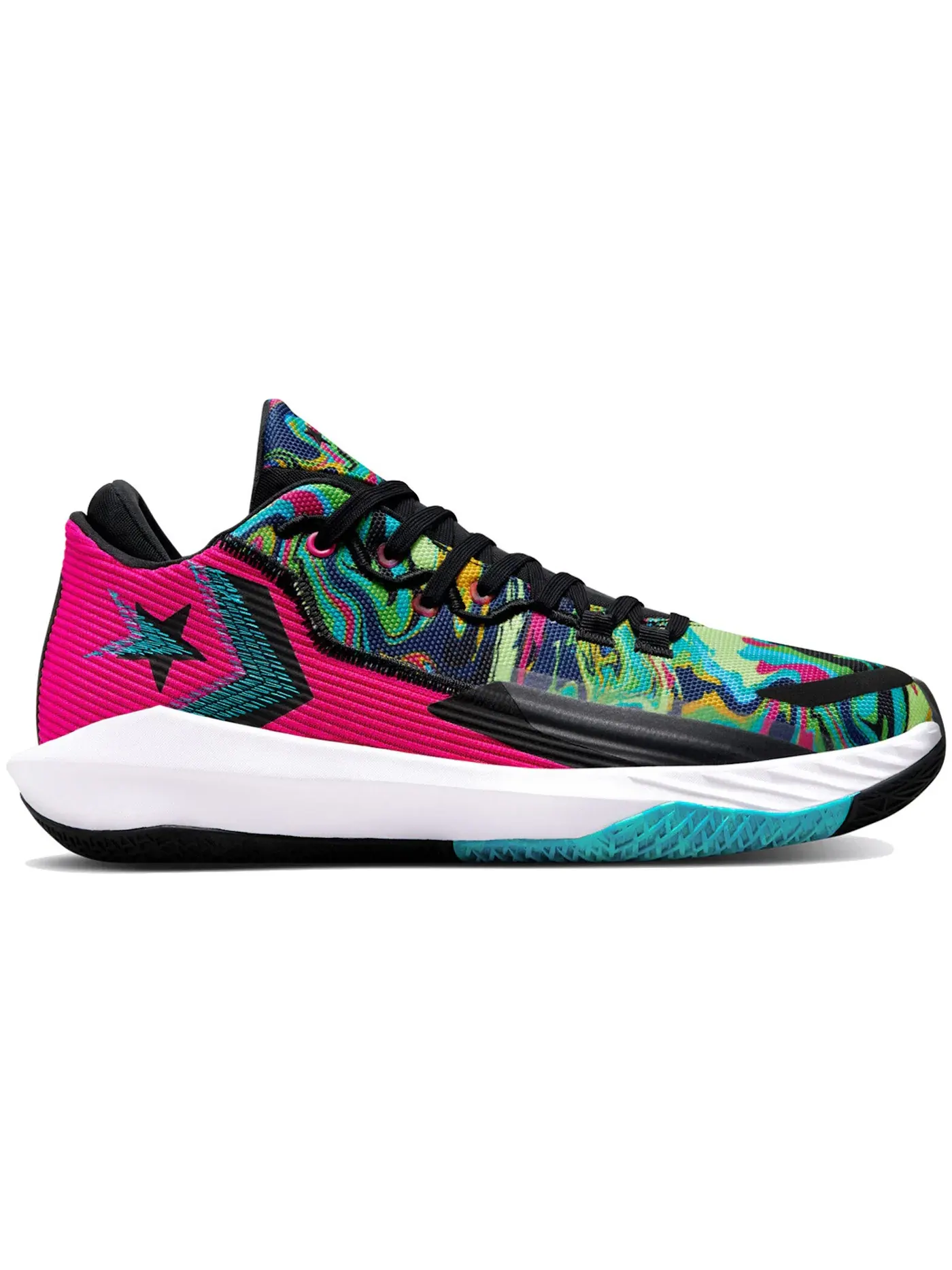 Мужские кроссовки для баскетбола Converse All Star BB Jet Mid — изображение 1 из 1, розовый/черный/белый