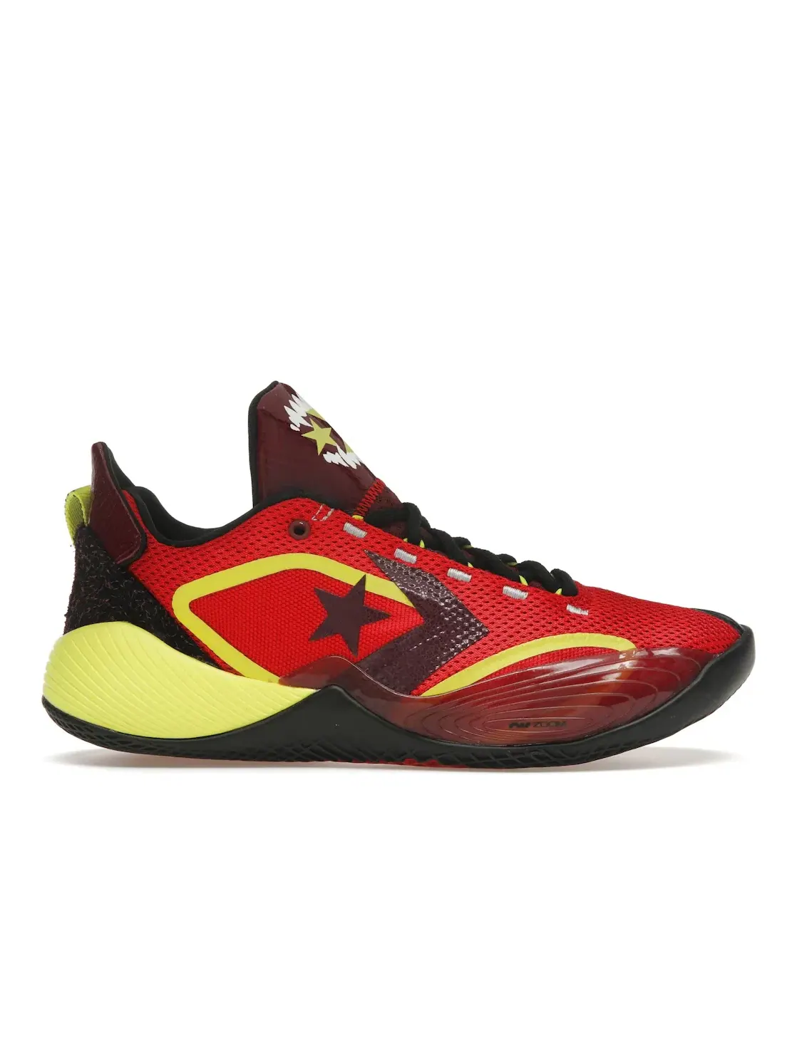 Мужские кроссовки для баскетбола Converse All Star BB Shift Ox Monster Clash Red — изображение 1 из 4, красный/темный/желтый