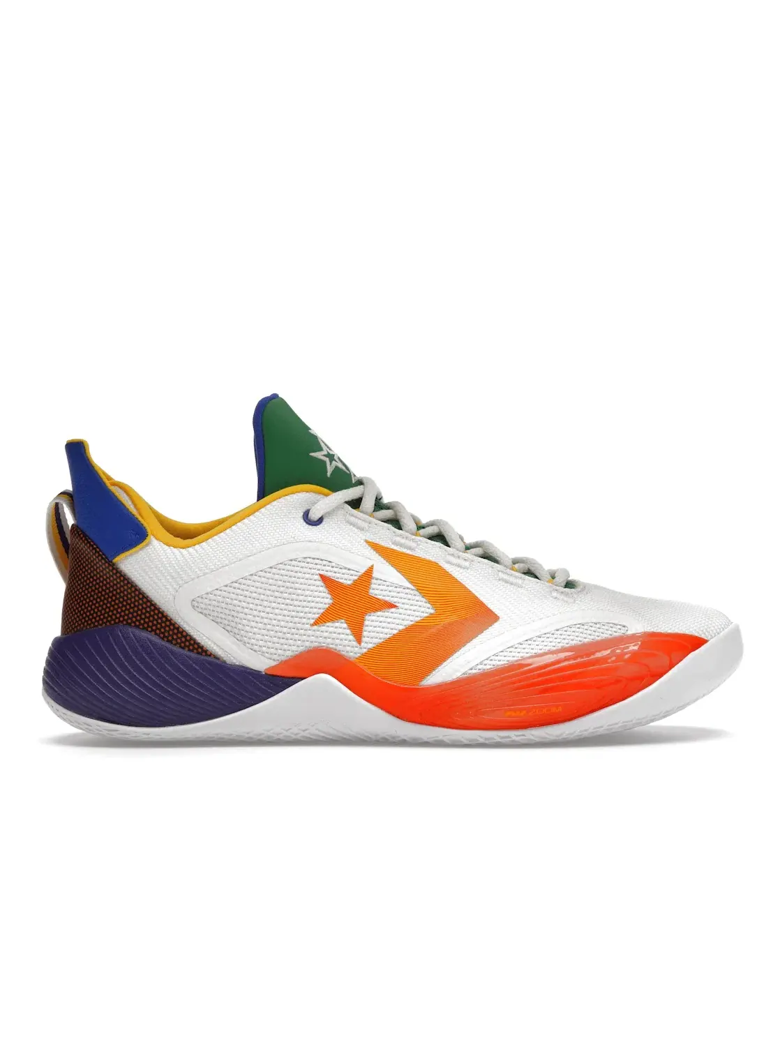 Мужские кроссовки для баскетбола Converse All Star BB Shift Ox, Egret/Bold Mandarin/Amarillo — изображение 1 из 4