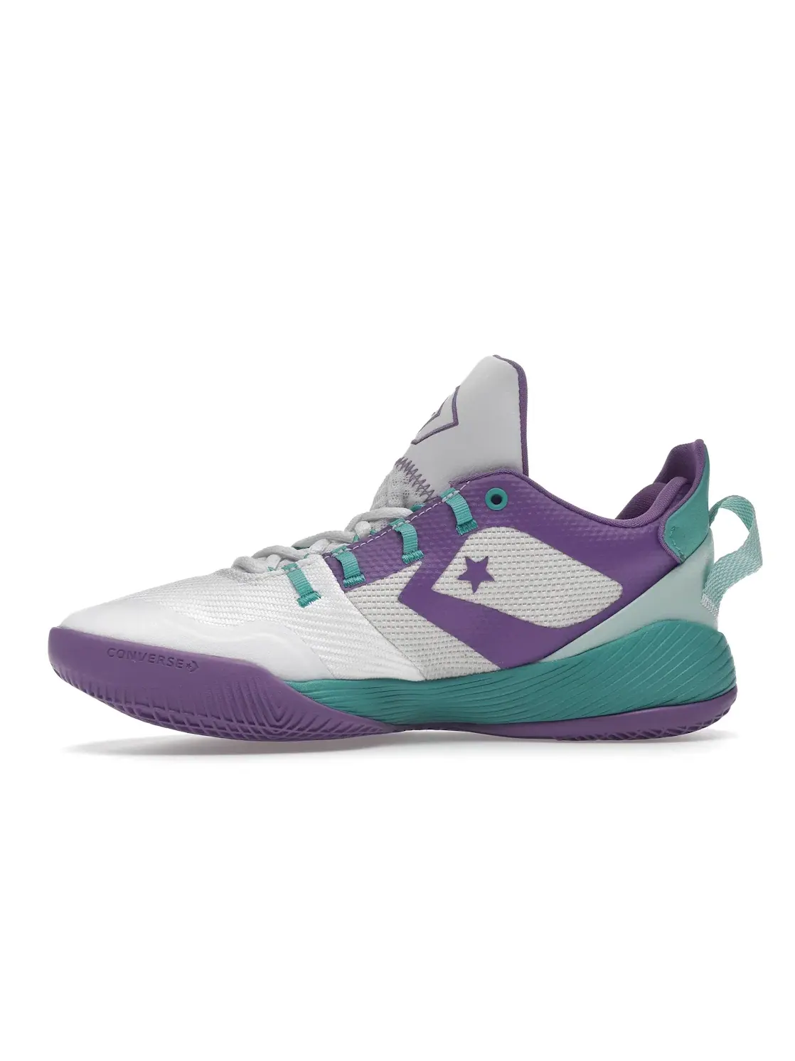 Мужские кроссовки для баскетбола Converse All Star BB Shift — изображение 3 из 4, белый//фиолетовый