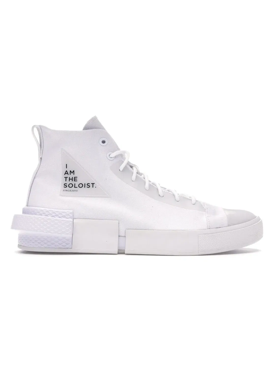 Мужские кроссовки с уникальной системой шнуровки Converse All Star Disrupt CX Hi The Soloist — изображение 1 из 4, белый