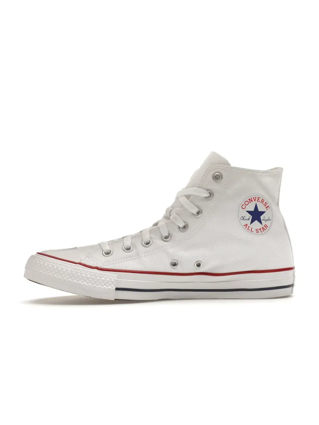 Мужские кеды с круглым носком Converse Chuck Taylor All Star Hi — изображение 4 из 5, белый