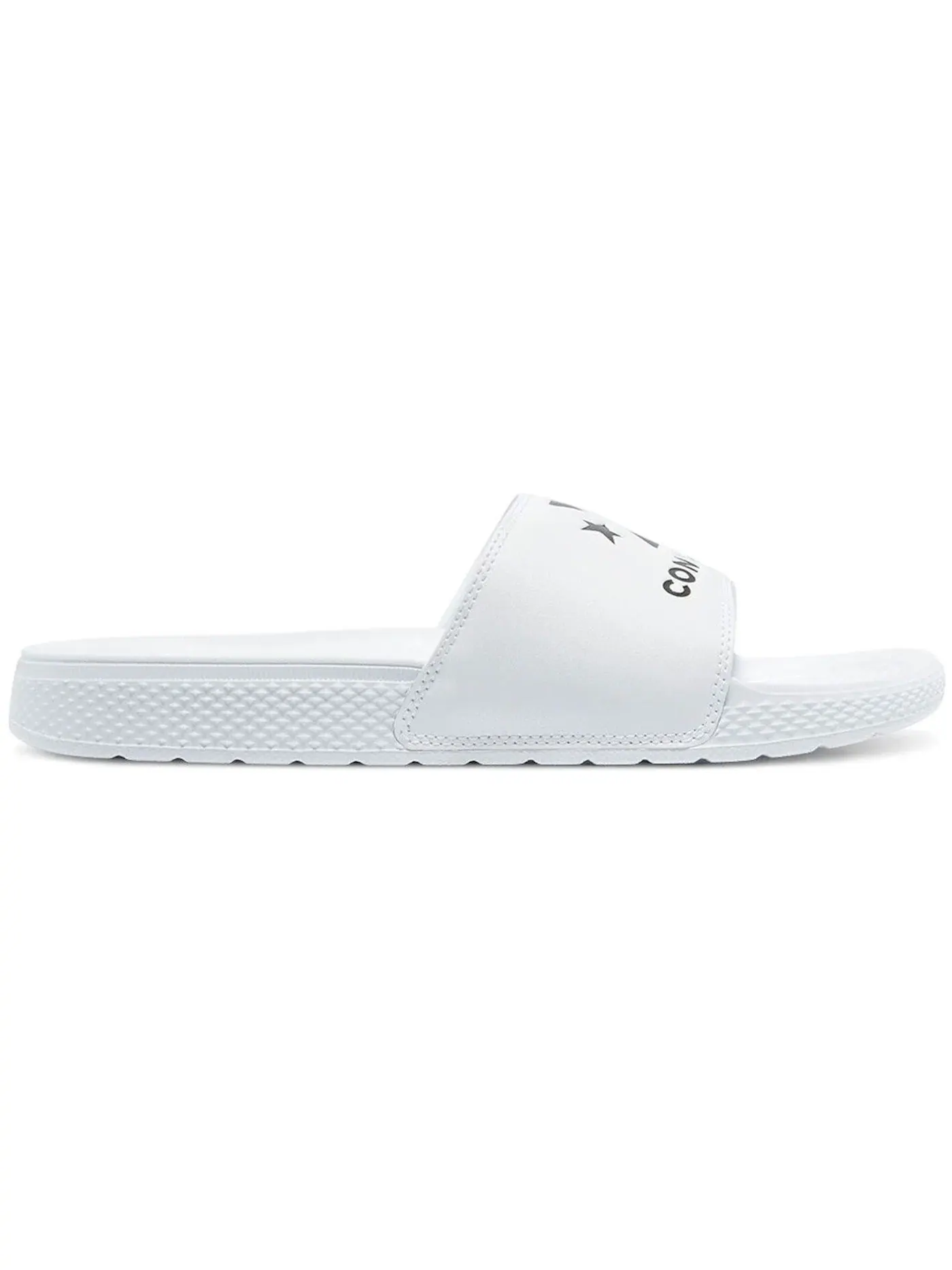 Мужские шлепанцы Converse All Star Slide — изображение 1 из 1, белый/черный