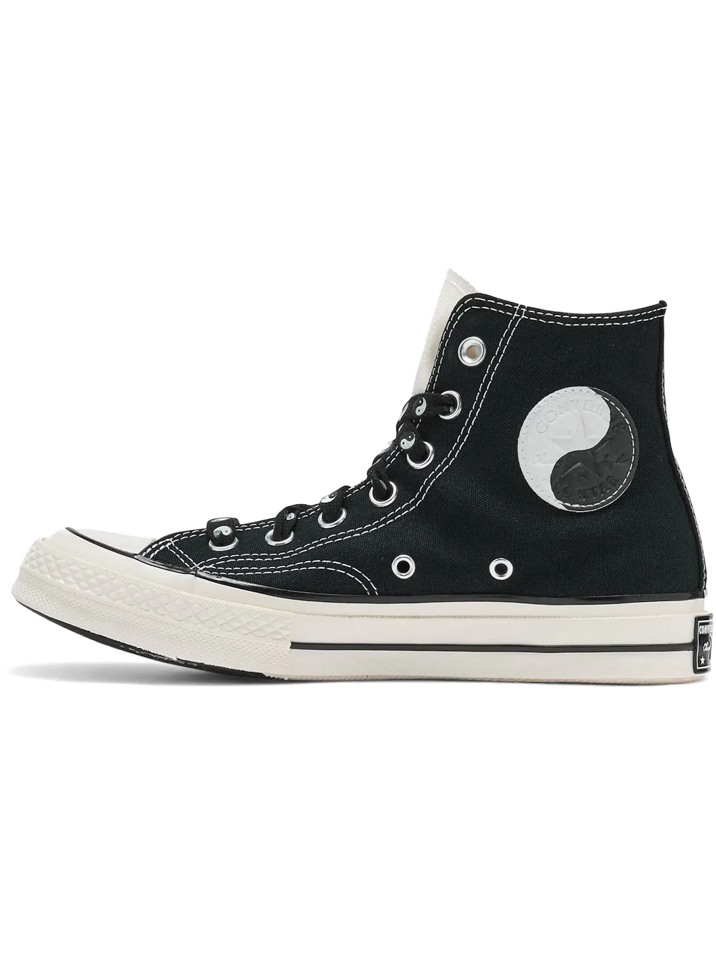 Мужские кеды с принтом Converse Chuck 70 All Star Hi — изображение 3 из 3, черный/белый
