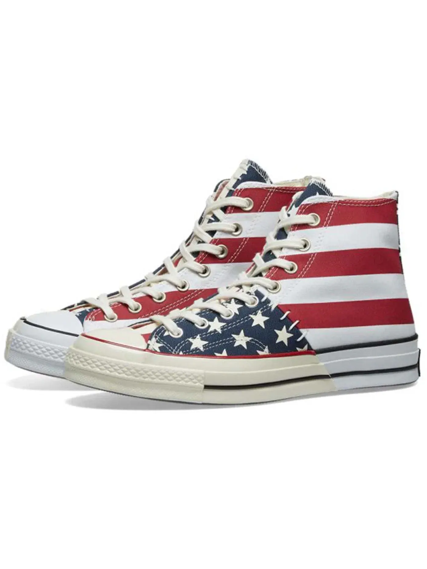 Мужские кеды с американским флагом Converse Chuck Taylor All Star 70 Hi — изображение 3 из 4, белый