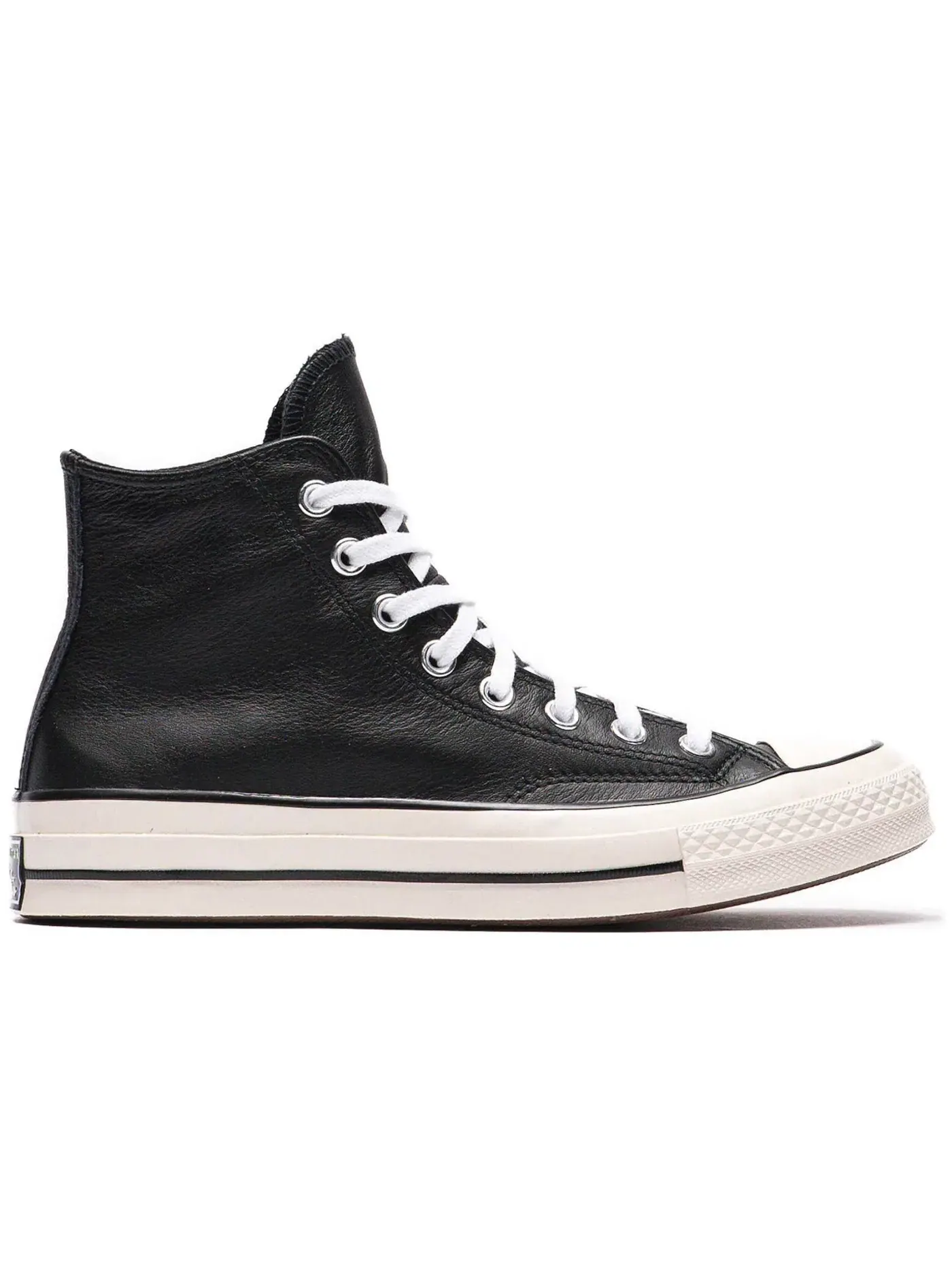 Мужские кроссовки кожаные Converse Chuck 70 Hi — изображение 1 из 2, черный/белый