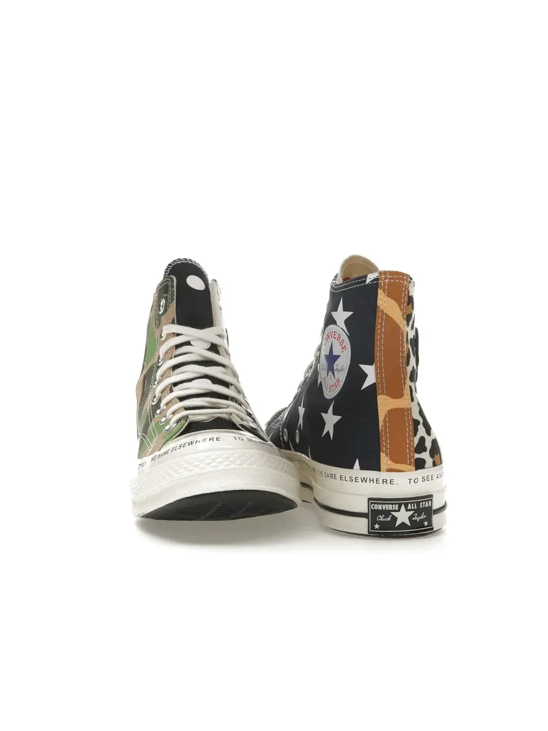 Мужские кроссовки с принтом Converse Chuck Taylor All Star 70 Hi Brain Dead — изображение 5 из 5, белый/черный