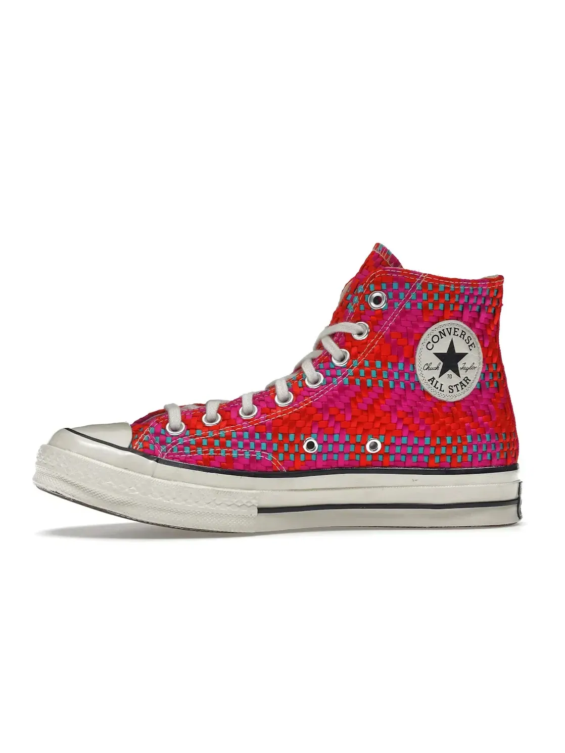 Мужские кеды Lifestyle Converse Chuck Taylor All Star 70 Hi — изображение 4 из 5, красный/розовый