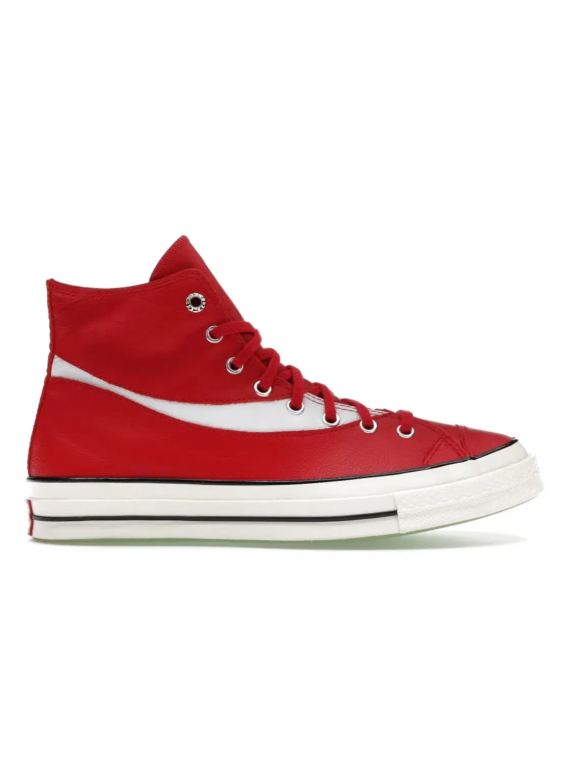 Мужские кроссовки кожаные Converse Chuck 70 Hi — изображение 1 из 5, красный//черный