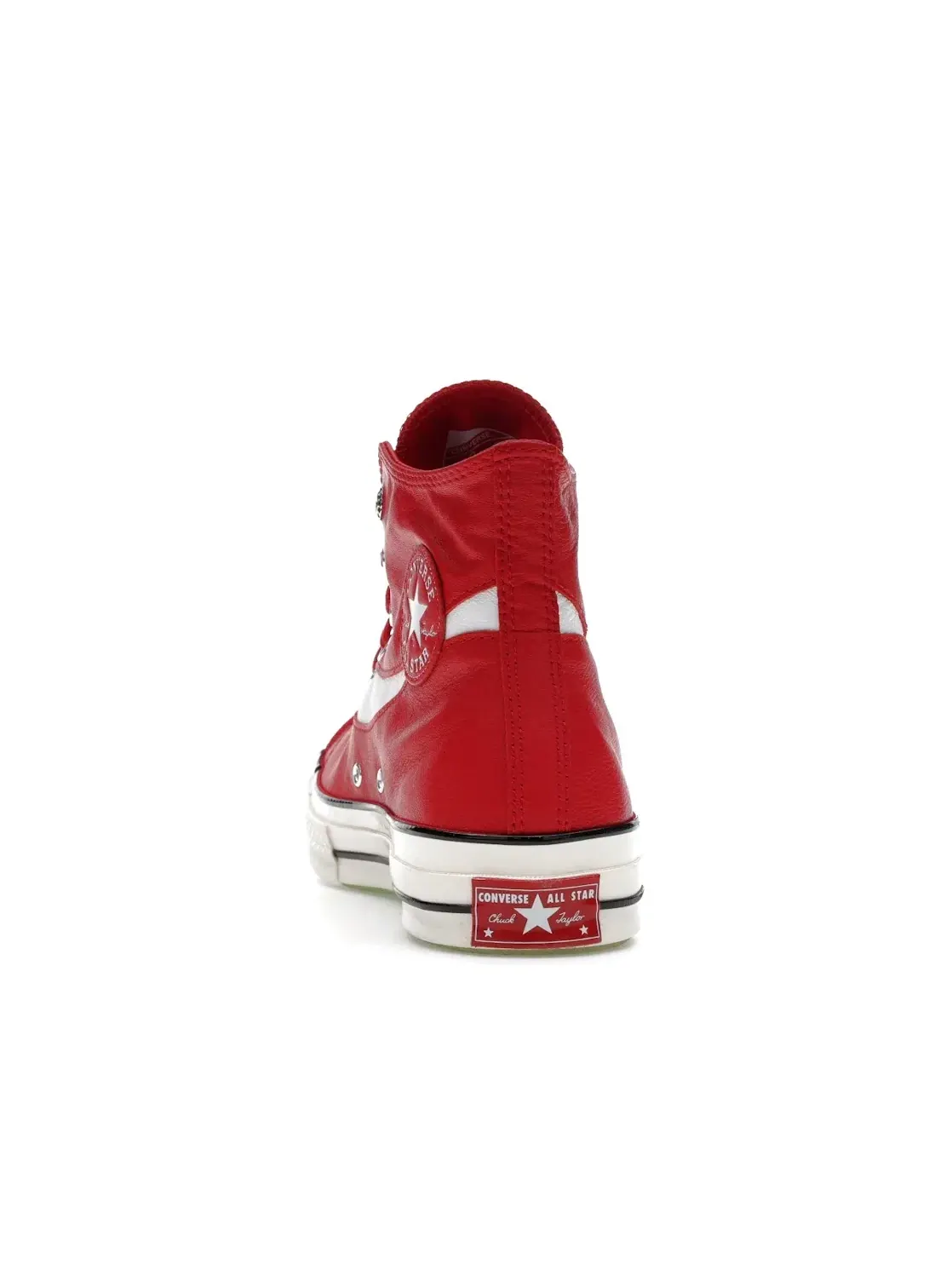 Мужские кроссовки кожаные Converse Chuck 70 Hi — изображение 5 из 5, красный//черный