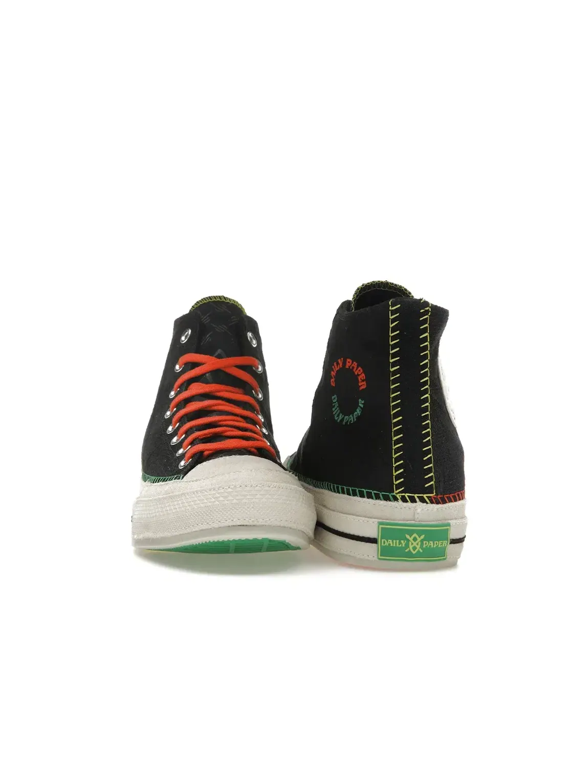 Мужские кроссовки Lifestyle Converse Chuck 70 Hi Daily Paper Pan-African — изображение 3 из 5, черный//мульти