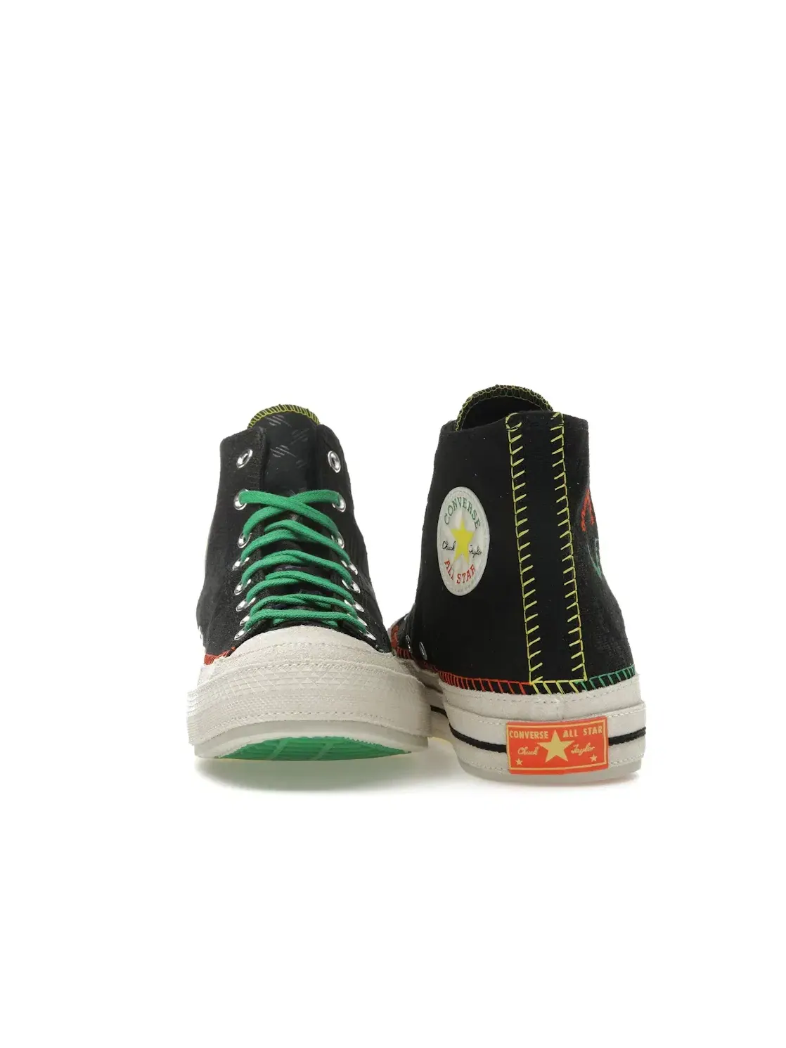Мужские кроссовки Lifestyle Converse Chuck 70 Hi Daily Paper Pan-African — изображение 5 из 5, черный//мульти