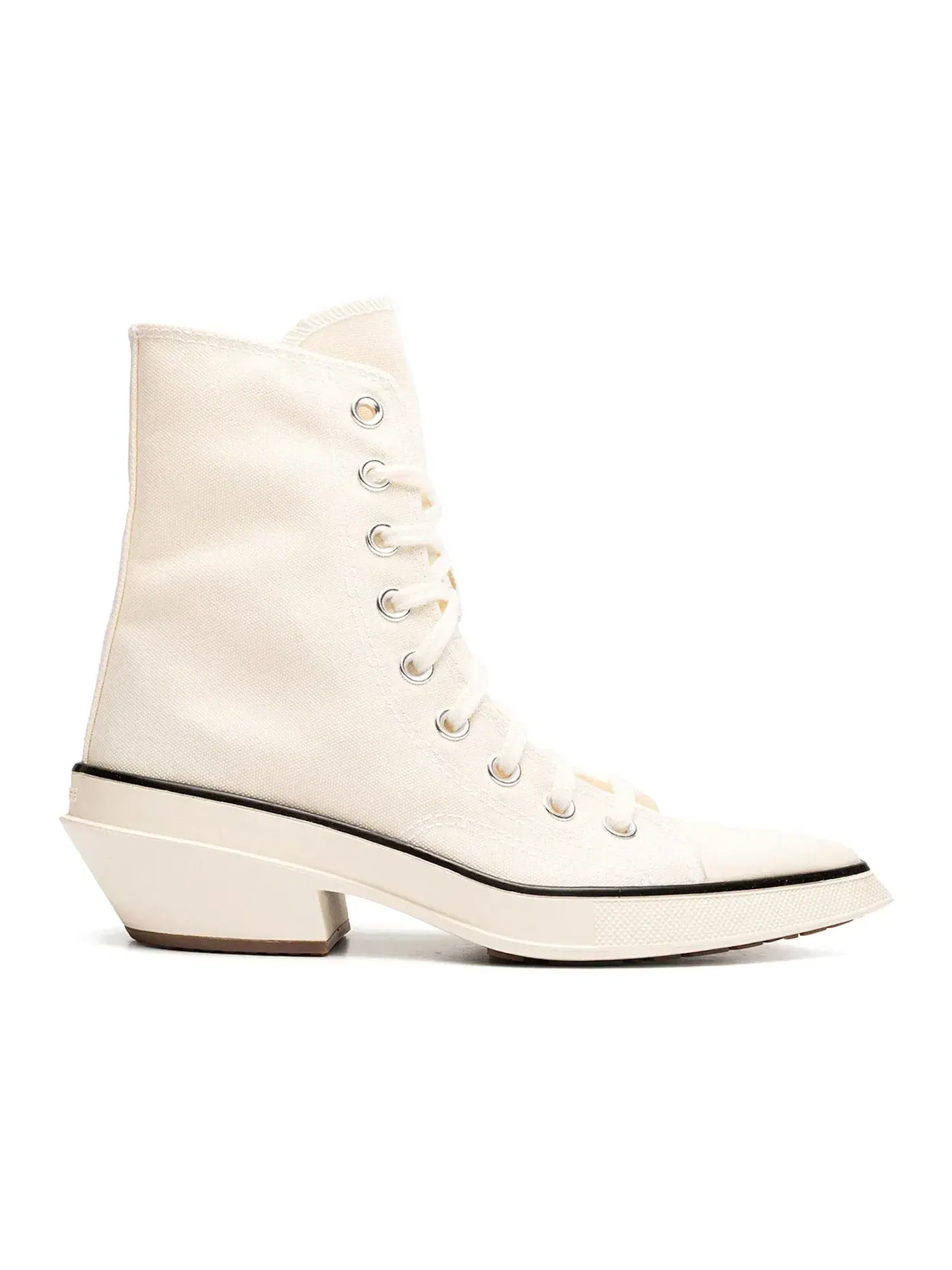 Женские туфли на каблуке с заостренным носком Converse Chuck 70 Hi De Luxe Pointed — изображение 1 из 2, черный/белый