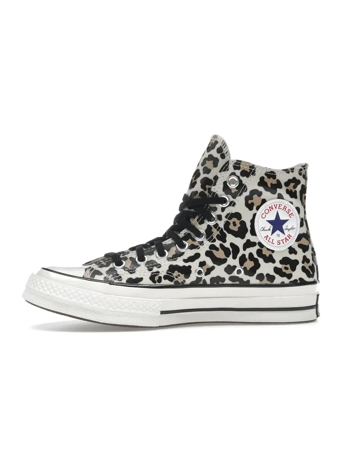 Мужские кроссовки Lifestyle с принтом Converse Chuck 70 Hi Converse — изображение 4 из 5, светлый/черный