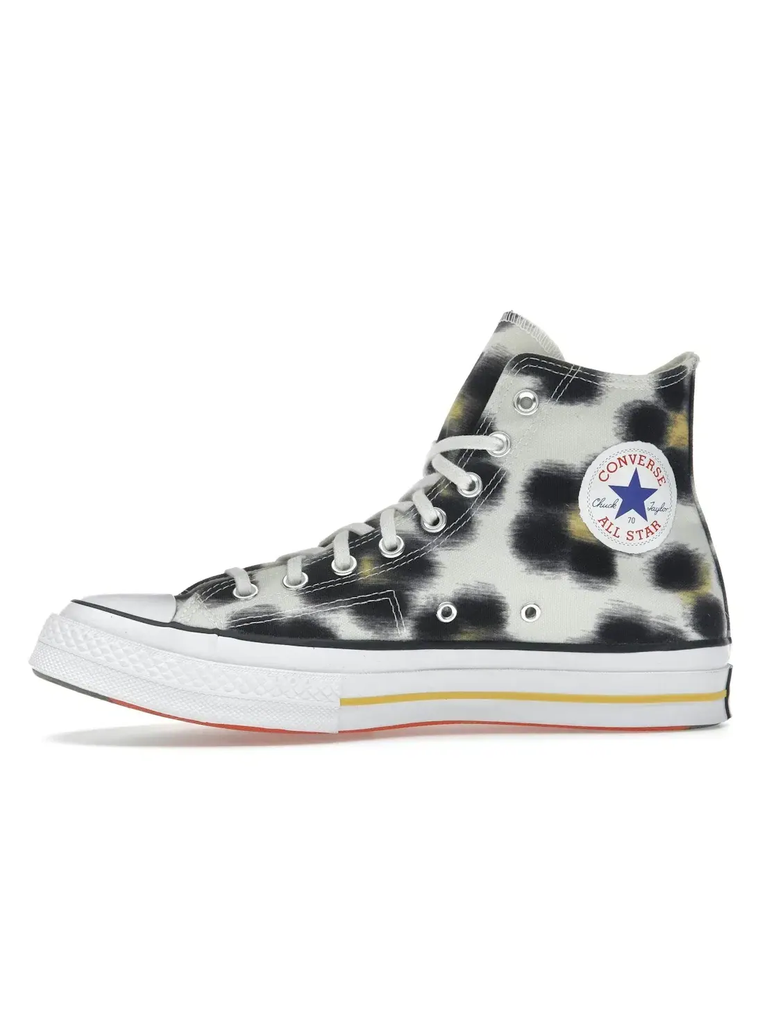 Мужские кроссовки Lifestyle Converse Chuck 70 Hi KENZO Hana Leopard, Sweet Corn/Solar Power — изображение 4 из 5