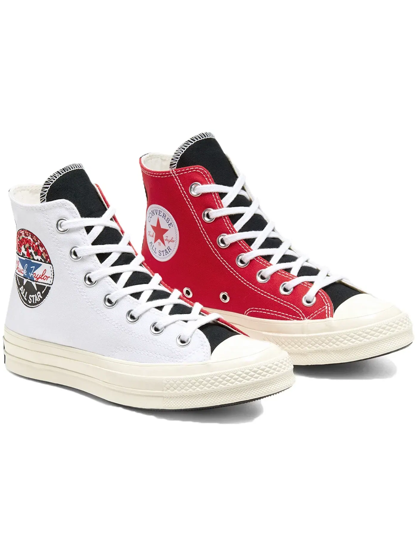 Мужские кроссовки повседневные Converse Chuck 70 Hi — изображение 3 из 3, белый/красный/синий