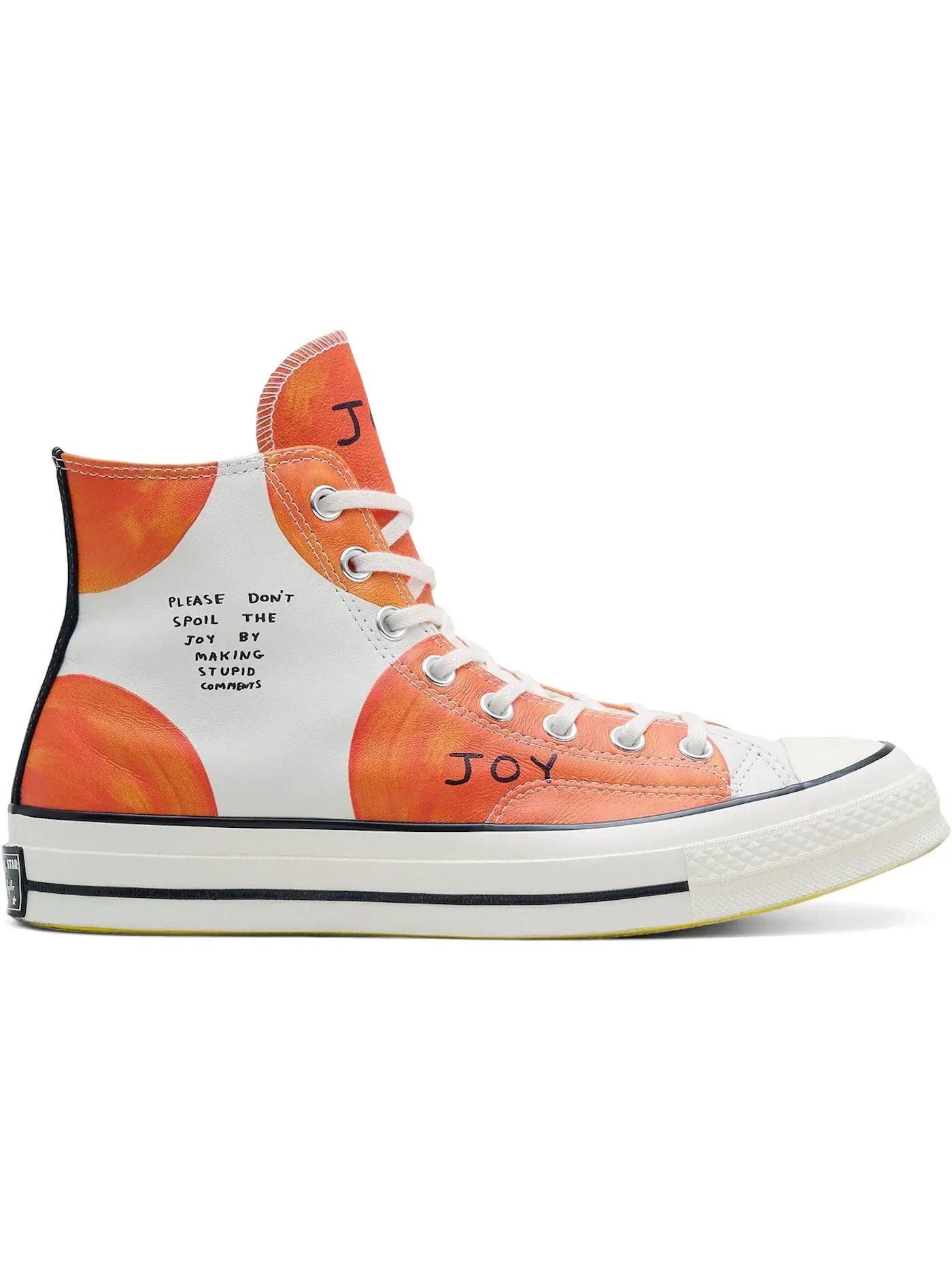Мужские кроссовки Lifestyle Converse Chuck 70 Hi Marc Jacobs x David Shirgley Joy — изображение 1 из 2, белый/оранжевый