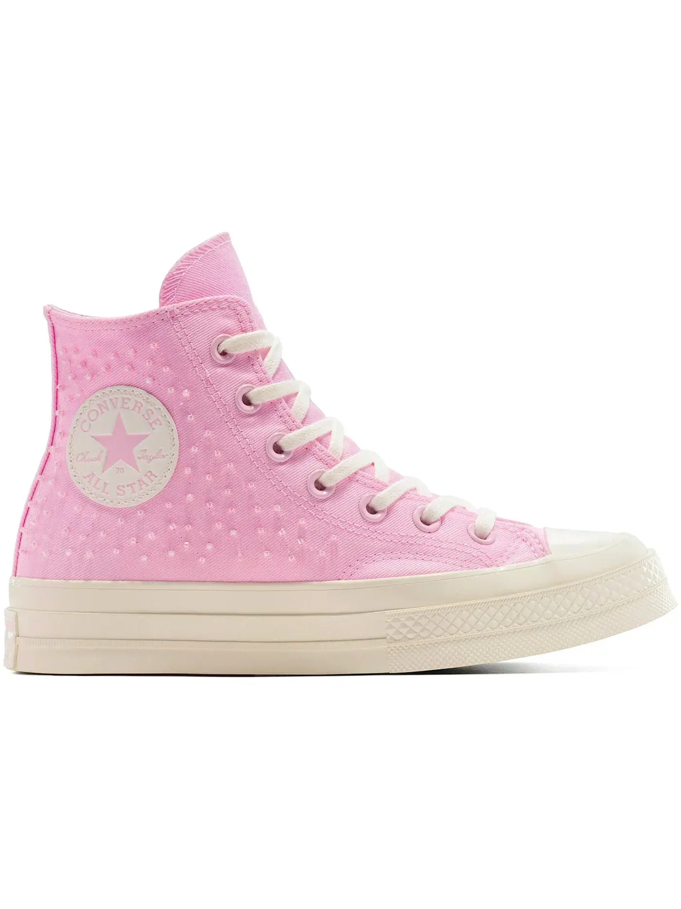 Мужские кроссовки с принтом Converse Chuck 70 Hi — изображение 1 из 2, розовый