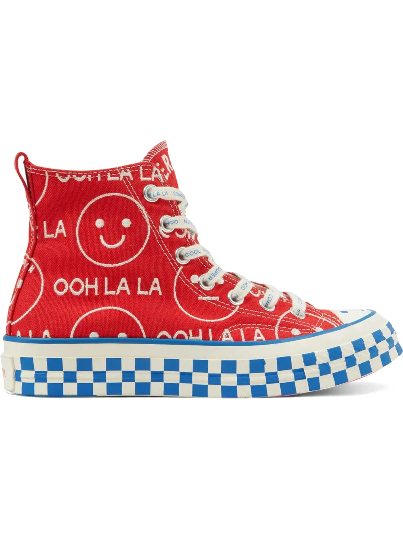 Мужские кроссовки с принтом Converse Chuck 70 Hi Nina Chanel Abney x Perrotin — изображение 1 из 3, красный/синий