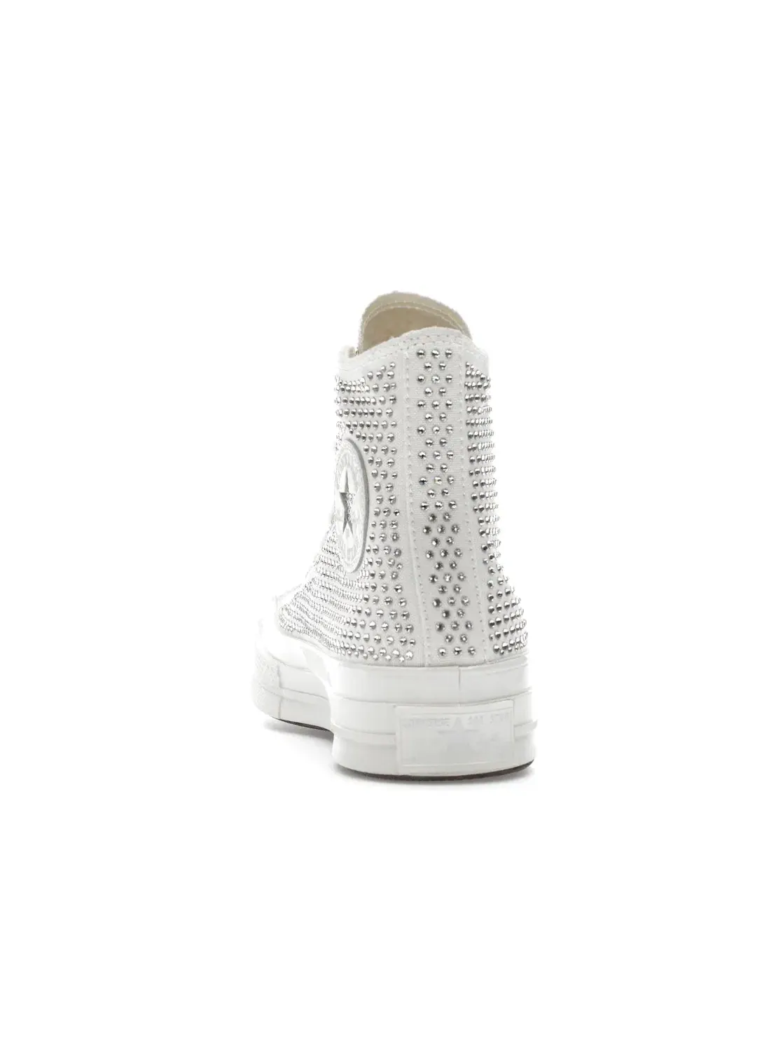 Мужские кроссовки с кристаллами Swarovski Converse Chuck 70 Hi — изображение 5 из 5, белый/белый