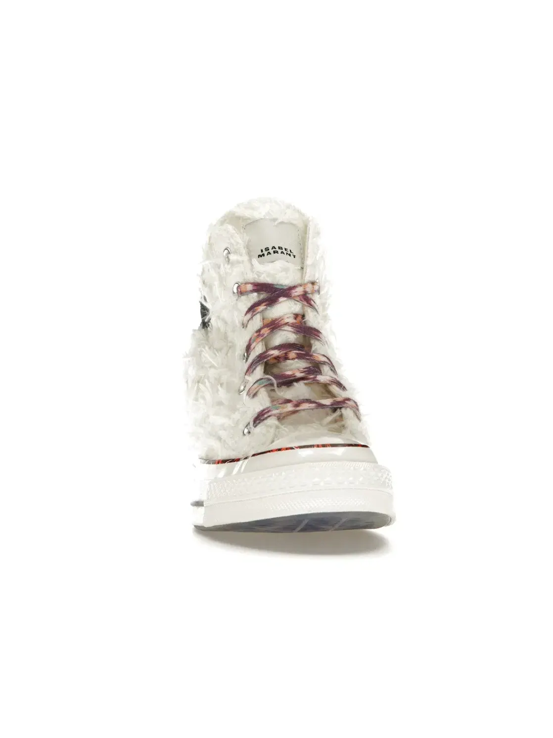 Женские кроссовки с принтом Converse Chuck 70 Internal Wedge Hi Converse — изображение 3 из 5, белый/черный/красный