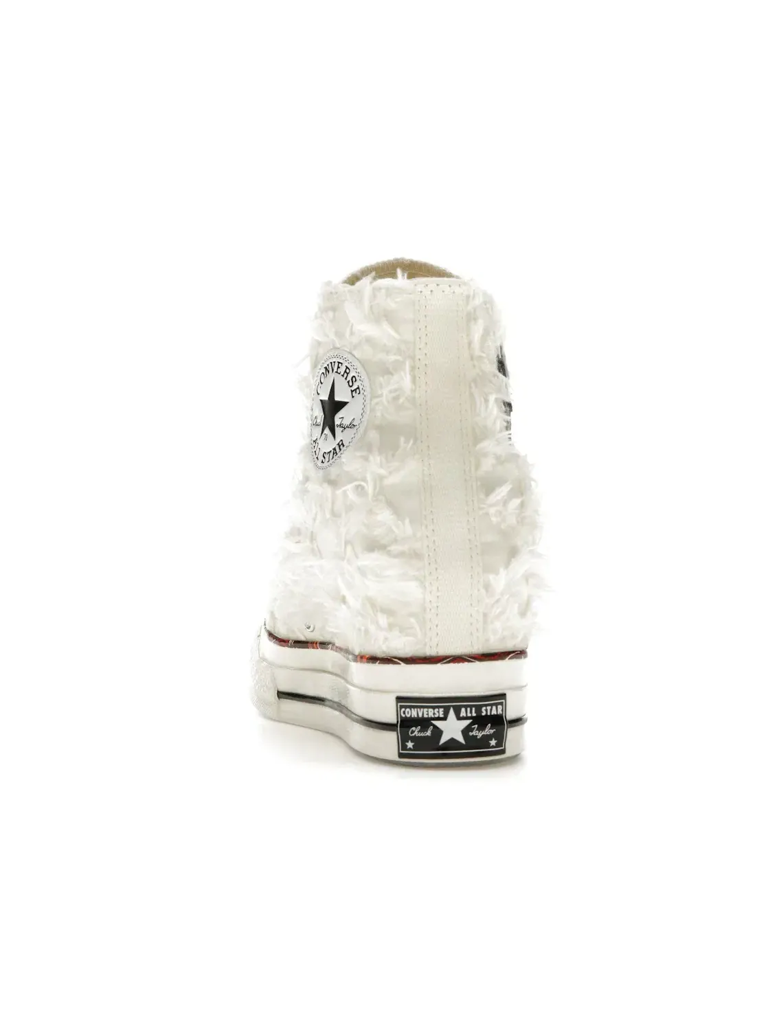 Женские кроссовки с принтом Converse Chuck 70 Internal Wedge Hi Converse — изображение 5 из 5, белый/черный/красный