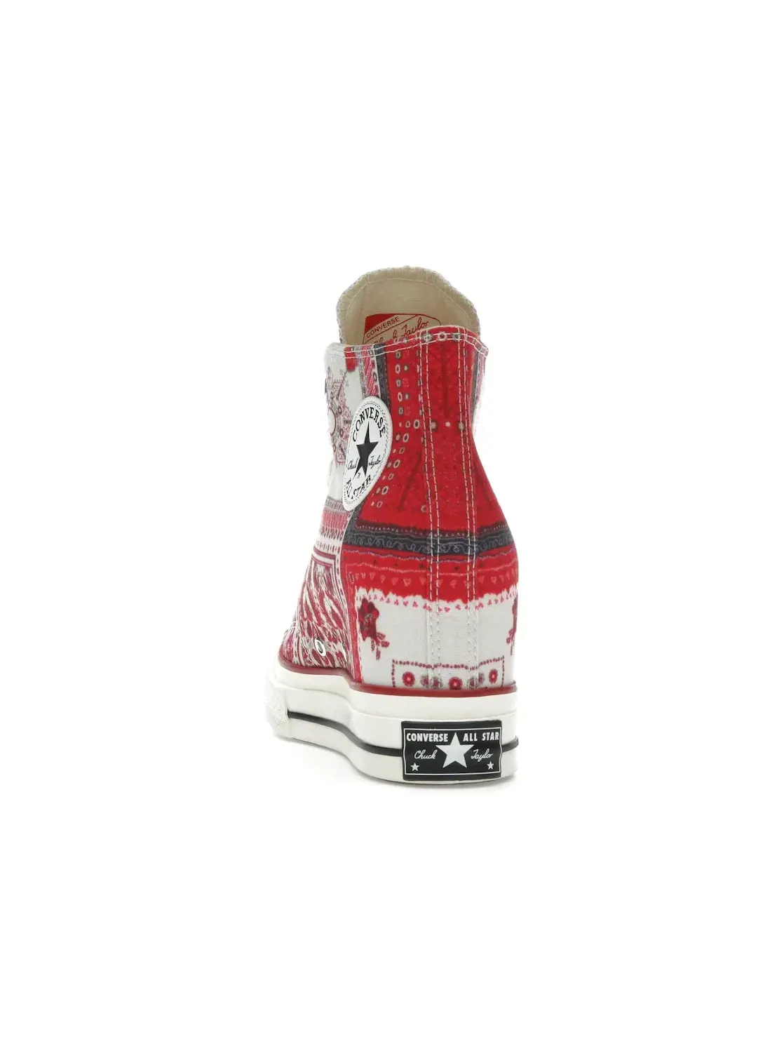 Женские кроссовки с клином Converse Chuck 70 Internal Wedge Hi Converse — изображение 5 из 5, красный черный