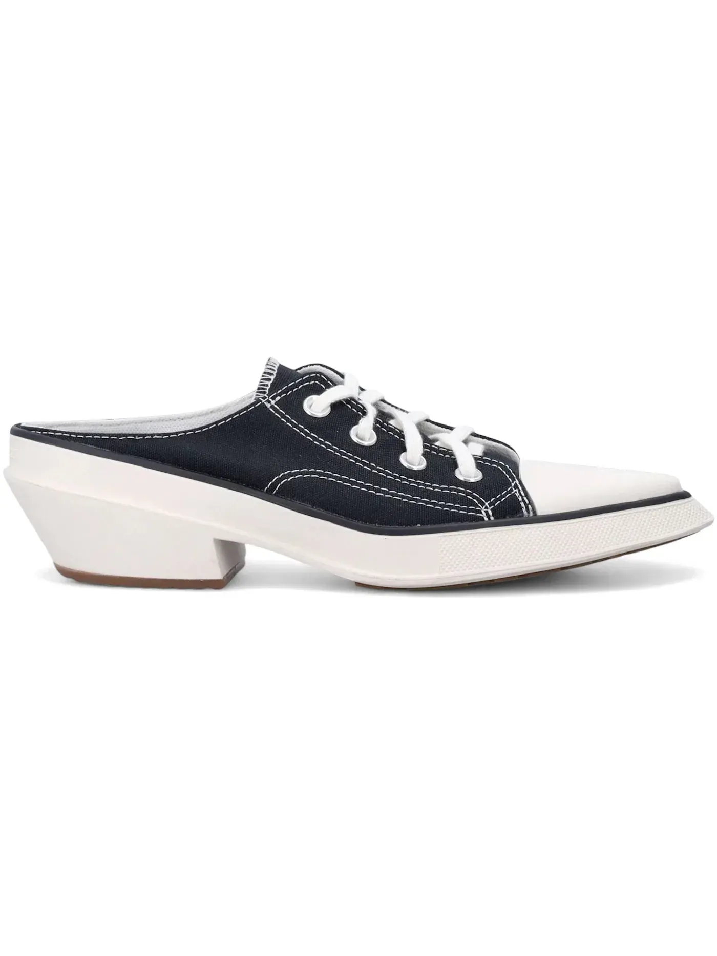 Женские туфли-мюли на каблуке платформа Converse Chuck 70 Low De Luxe Pointed Mule Heel Platform — изображение 1 из 2