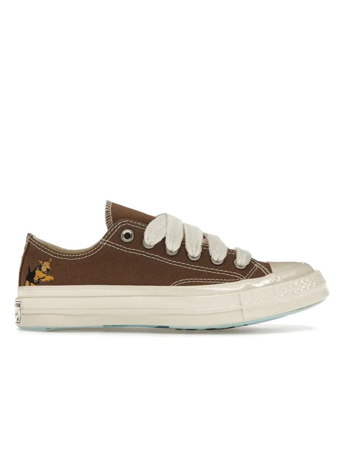 Мужские кроссовки с принтом Converse Chuck 70 Low GOLF le FLEUR* Darryl Dachshund Converse — изображение 1 из 5, мульти/белый