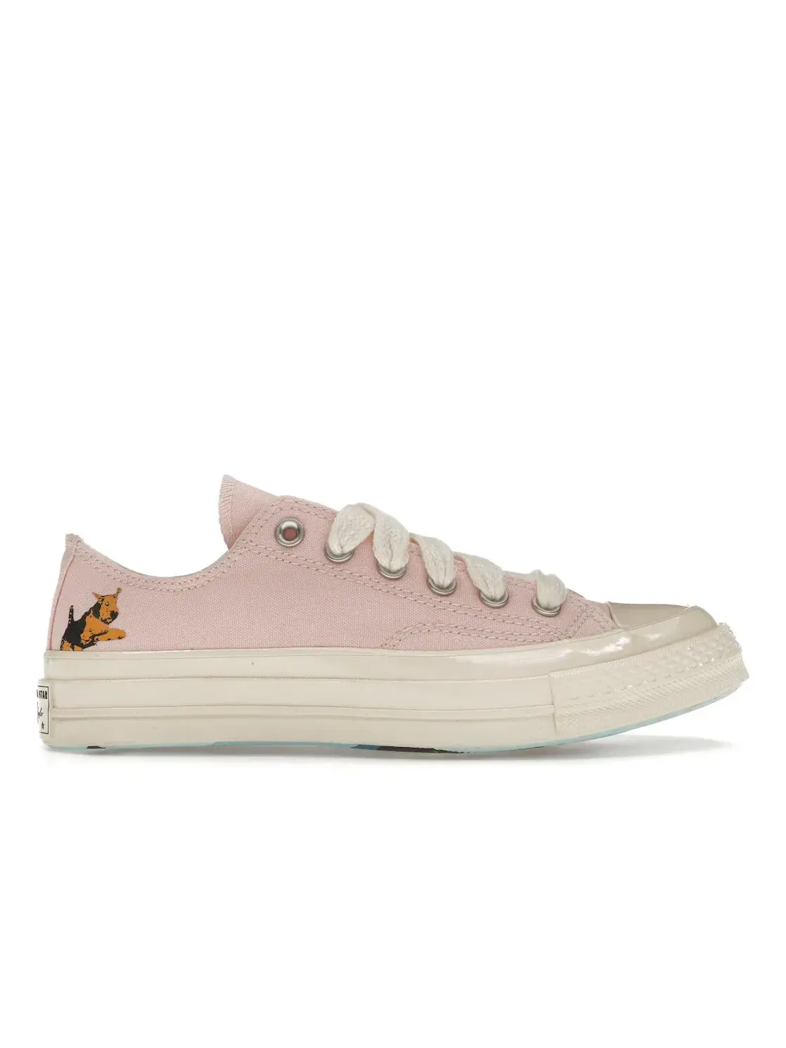Мужские кроссовки с низкой посадкой Converse Chuck 70 Low GOLF le FLEUR* Darryl Converse — изображение 1 из 5, розовый/белый