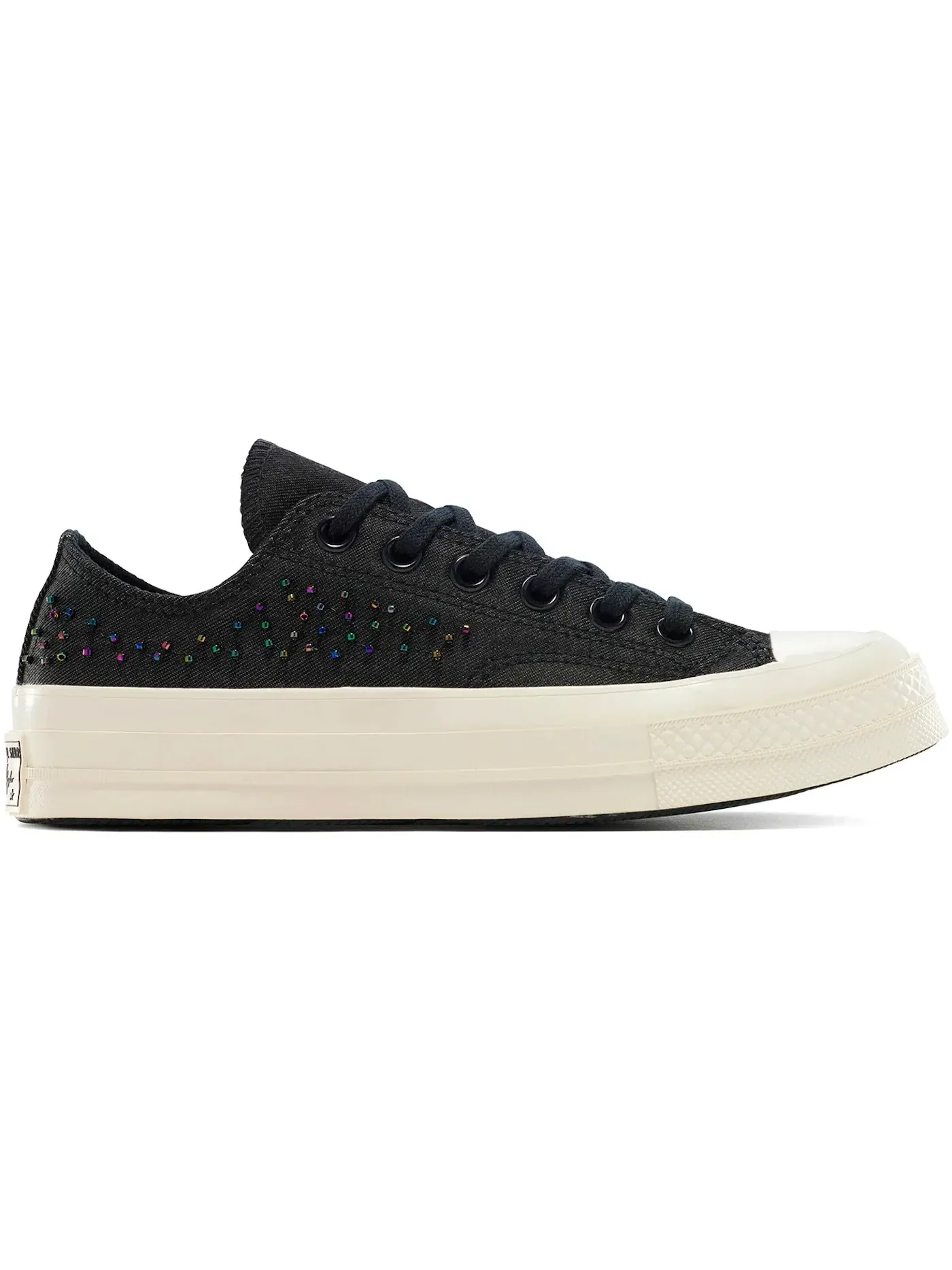 Мужские кроссовки с принтом Converse Chuck 70 Ox — изображение 1 из 2, черный//черный