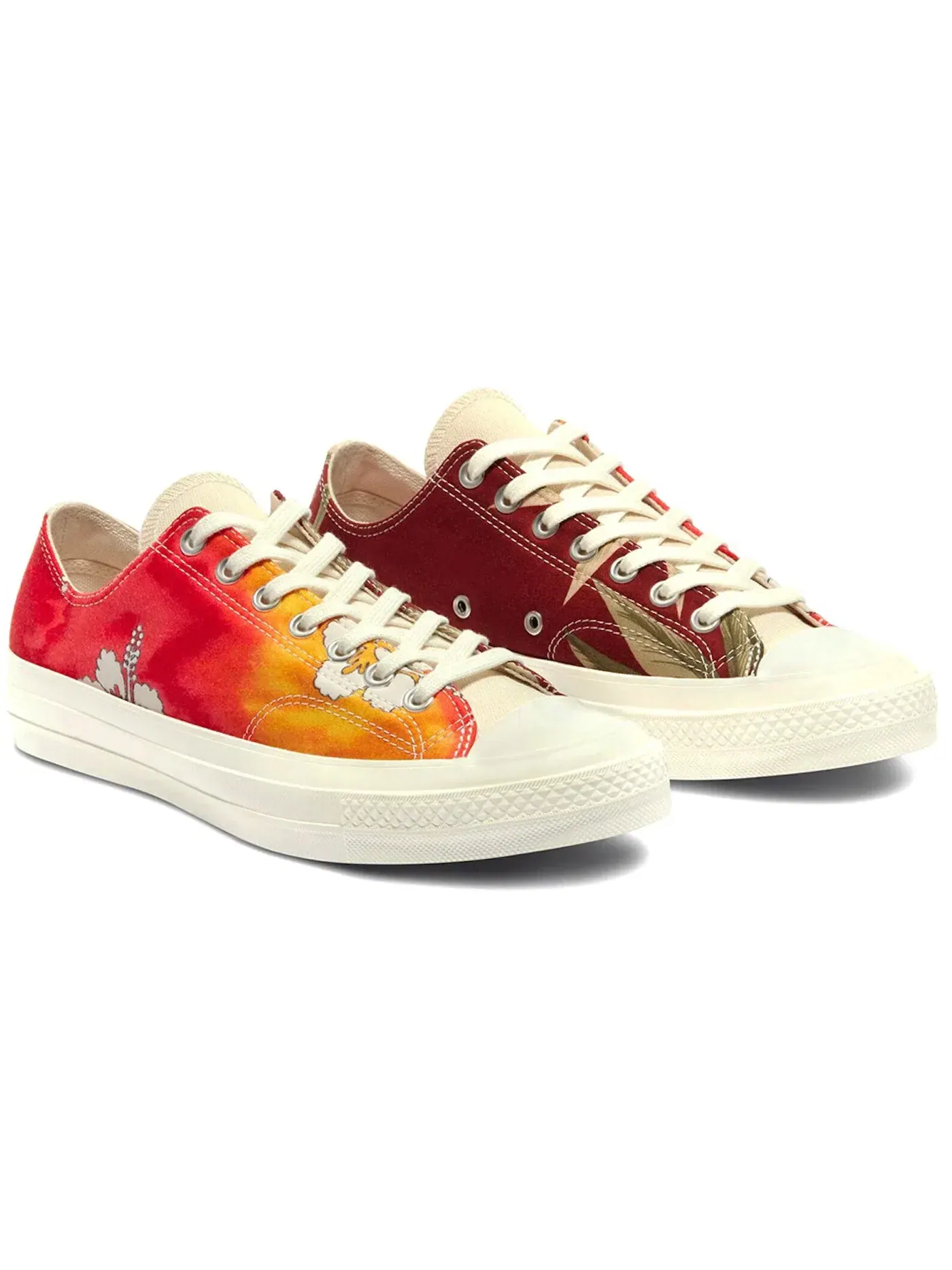 Мужские кроссовки из переработанных гавайских рубашек Converse Chuck Taylor All Star 70 Ox Tropical Shirt