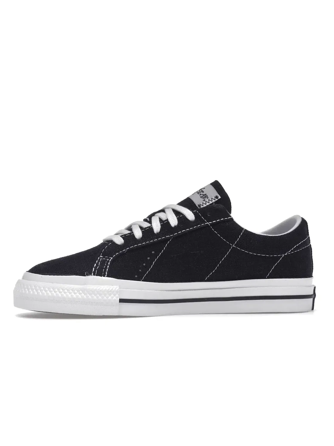 Унисекс-кроссовки с принтом Converse Chuck One Star Ox Converse — изображение 4 из 5, черный/черный/белый