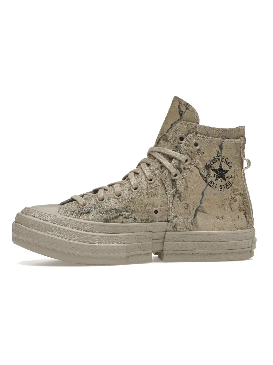 Мужские кроссовки с принтом Converse Chuck Taylor All Star 70 Hi 2-in-1 Feng Chen Wang — изображение 4 из 5, серый
