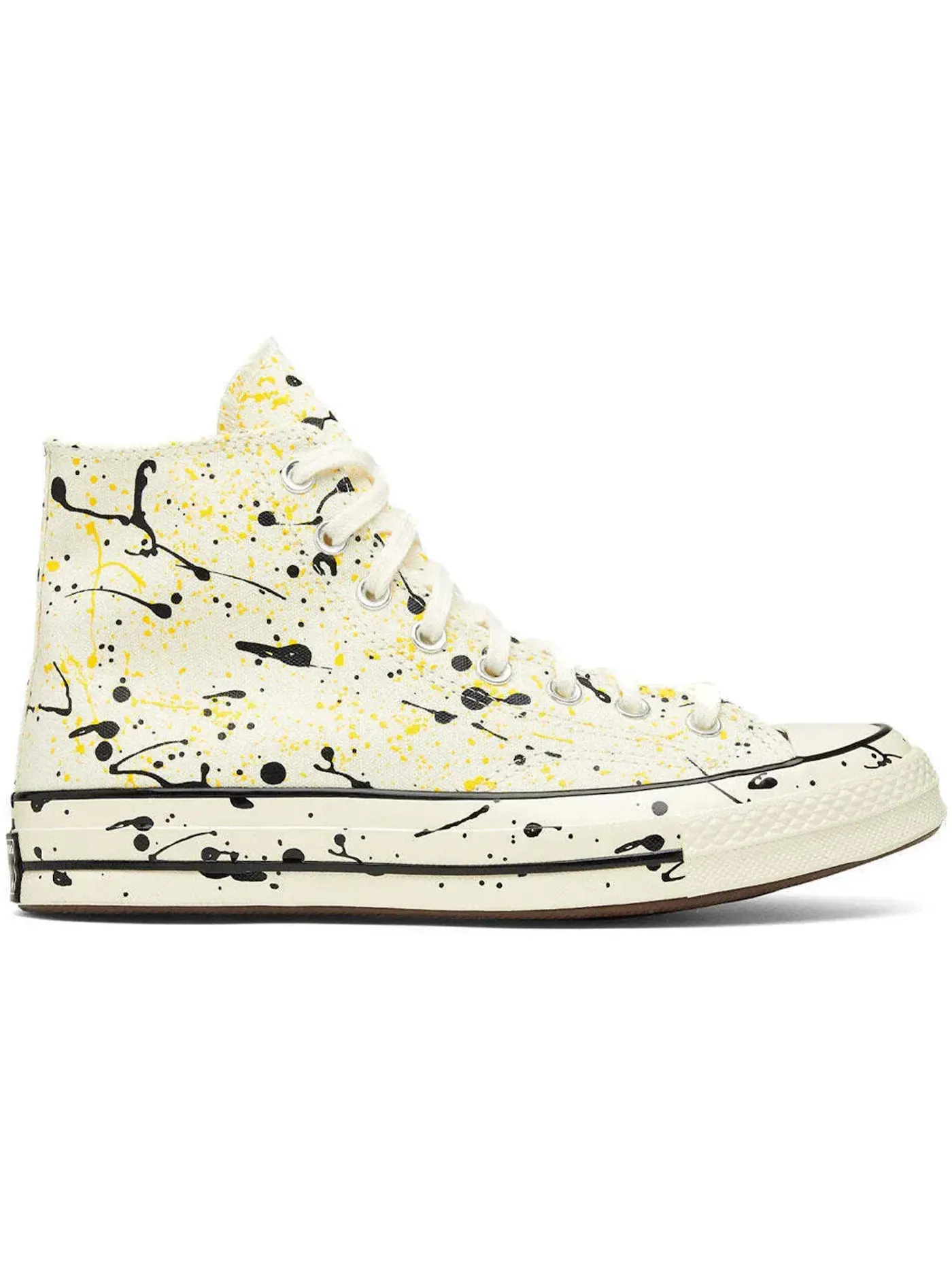 Кеды унисекс высокие с принтом Converse Chuck Taylor All Star 70 Hi Archive Paint Splatter — изображение 1 из 2, черный
