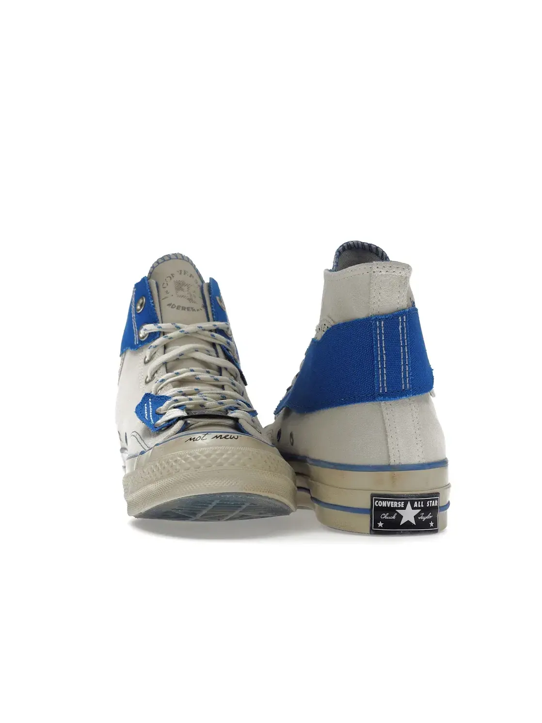 Мужские кеды из парусины с принтом Converse Chuck Taylor All Star 70 Hi Ader Error — изображение 5 из 5, белый/синий/черный