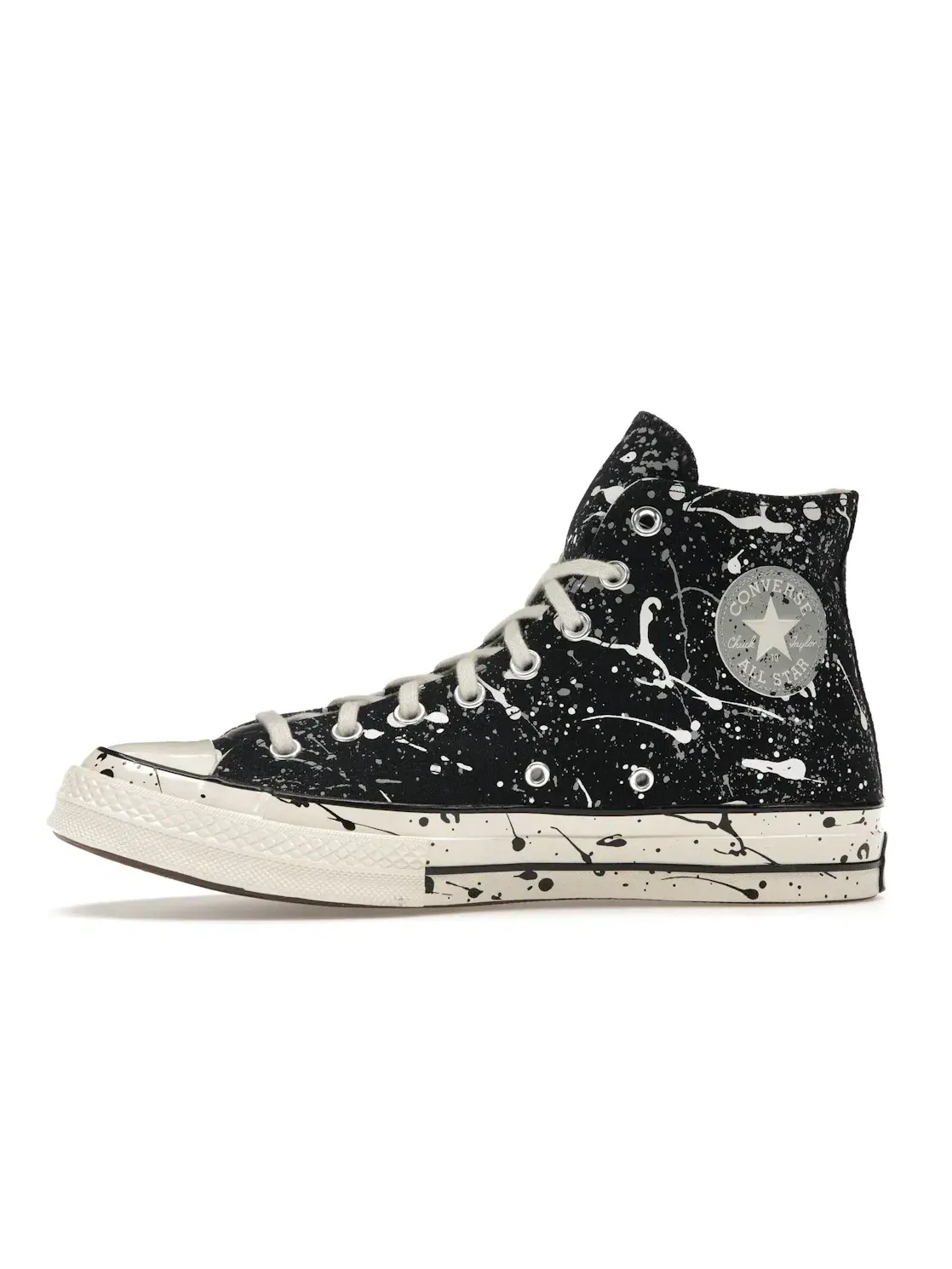 Мужские кроссовки Lifestyle Converse Chuck Taylor All Star 70 Hi Archive Paint Splatter — изображение 4 из 5, черный