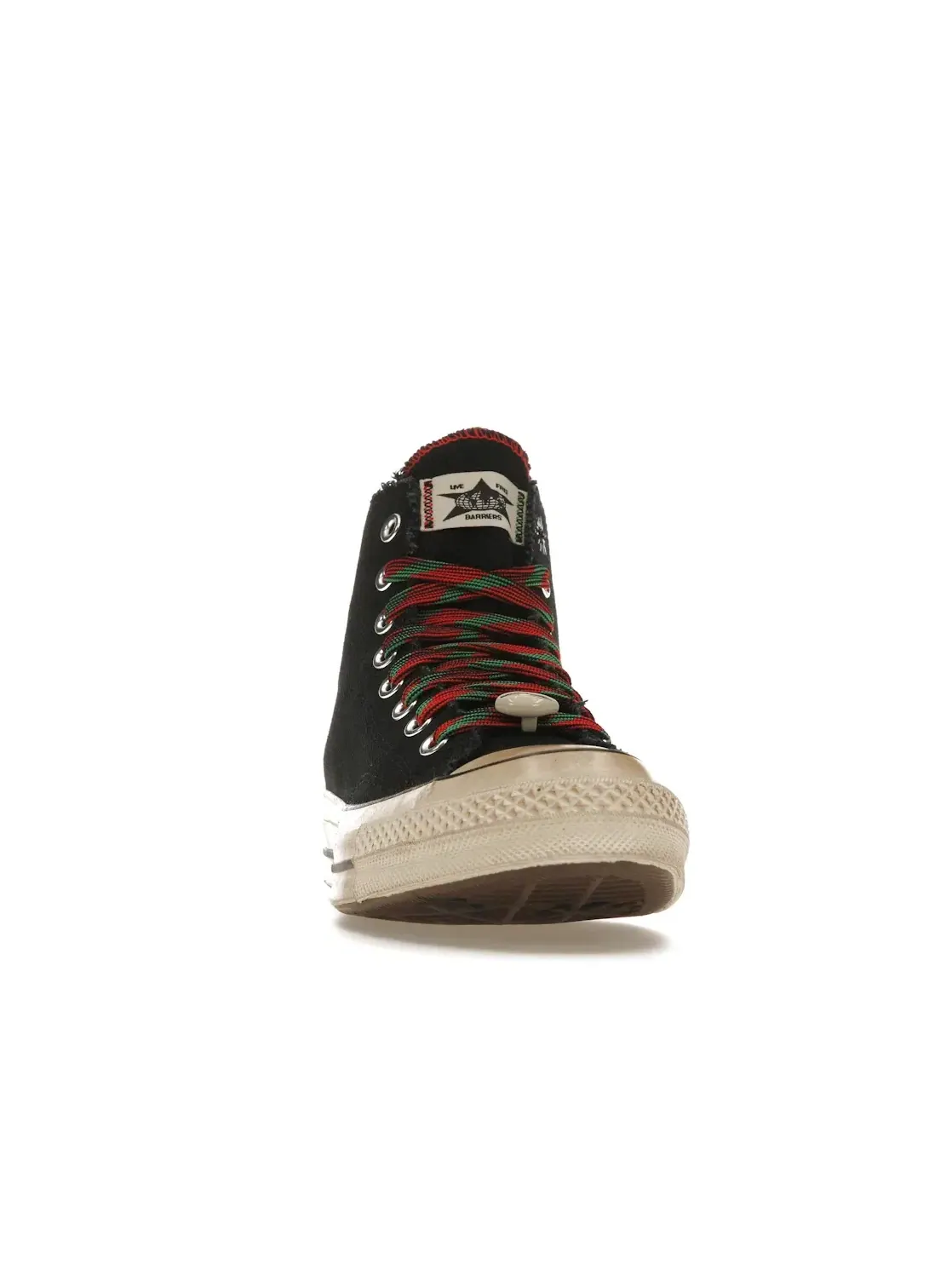 Мужские кроссовки повседневные Converse Chuck Taylor All Star 70 Hi Barriers — изображение 3 из 5, черный/красный
