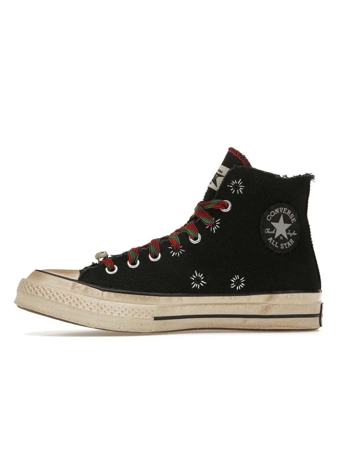 Мужские кроссовки повседневные Converse Chuck Taylor All Star 70 Hi Barriers — изображение 4 из 5, черный/красный