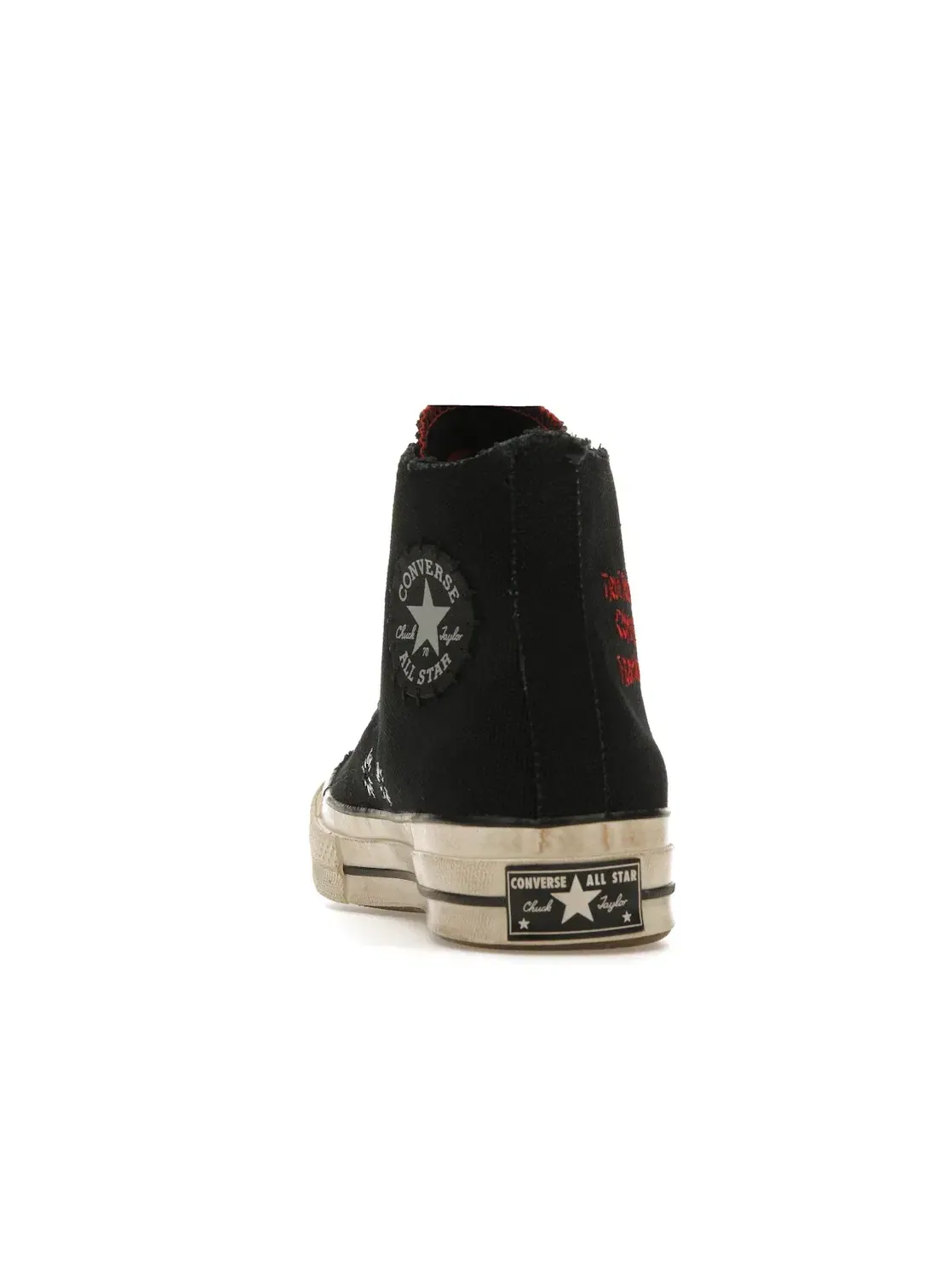 Мужские кроссовки повседневные Converse Chuck Taylor All Star 70 Hi Barriers — изображение 5 из 5, черный/красный