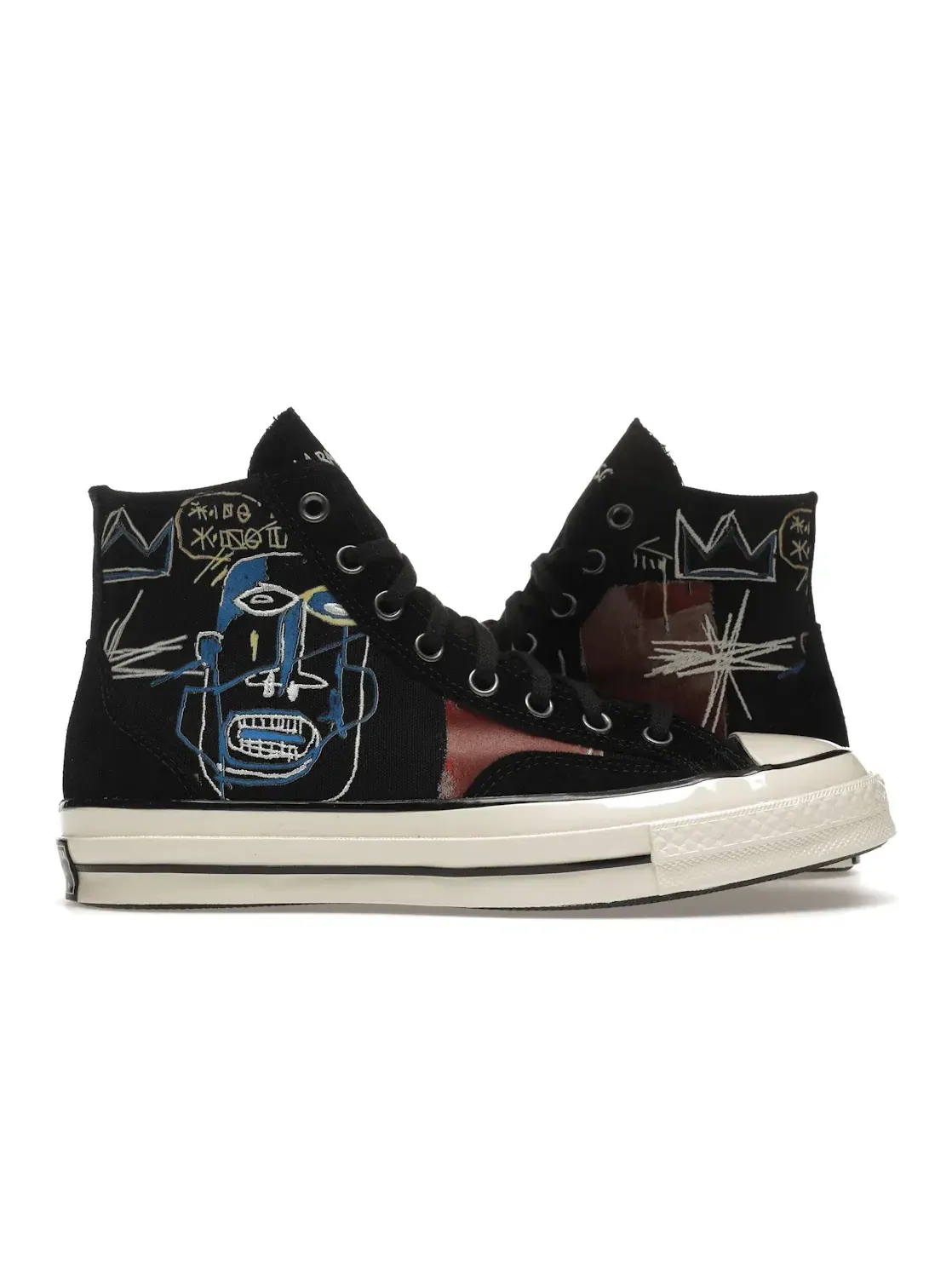 Кроссовки высокие с принтом Converse Chuck Taylor All Star 70 Hi Basquiat Kings of Egypt III — изображение 1 из 5