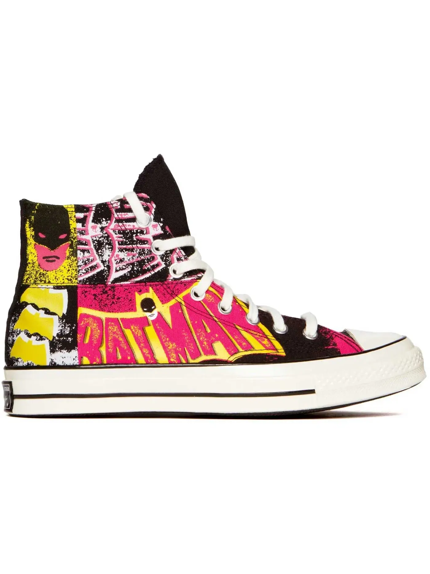Мужские кроссовки Lifestyle Converse Chuck Taylor All Star 70 Hi Batman 80th Anniversary — изображение 1 из 2, черный/розовый