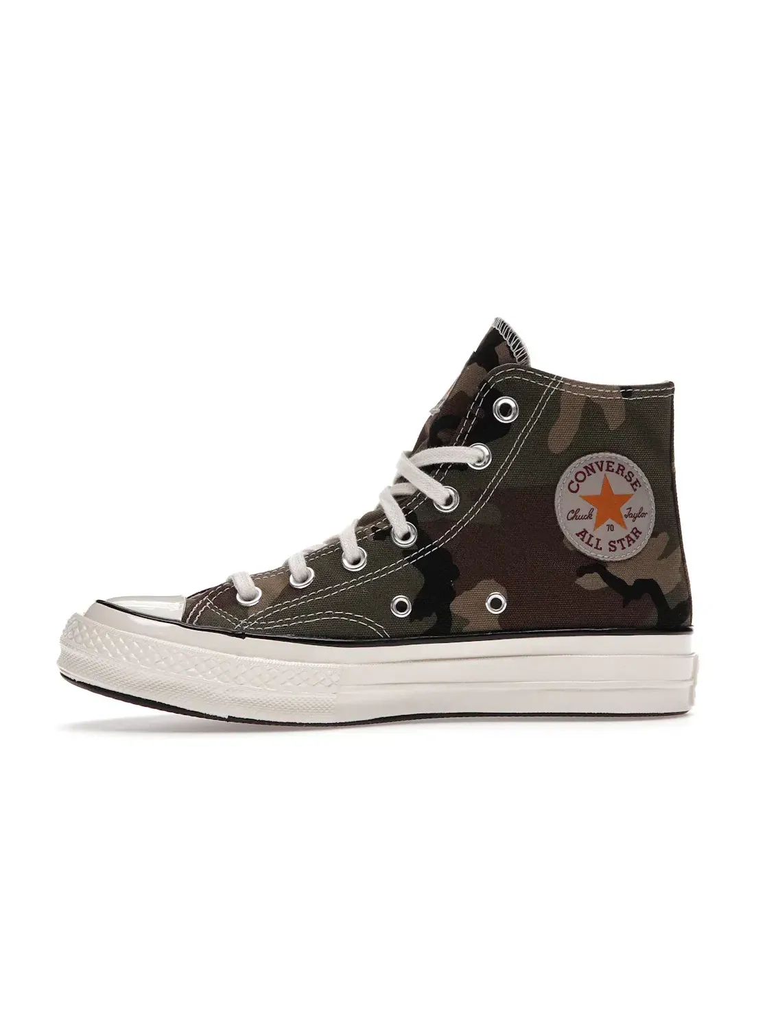 Мужские кроссовки с принтом Converse Chuck Taylor All Star 70 Hi Carhartt WIP — изображение 4 из 5, зеленый/темный