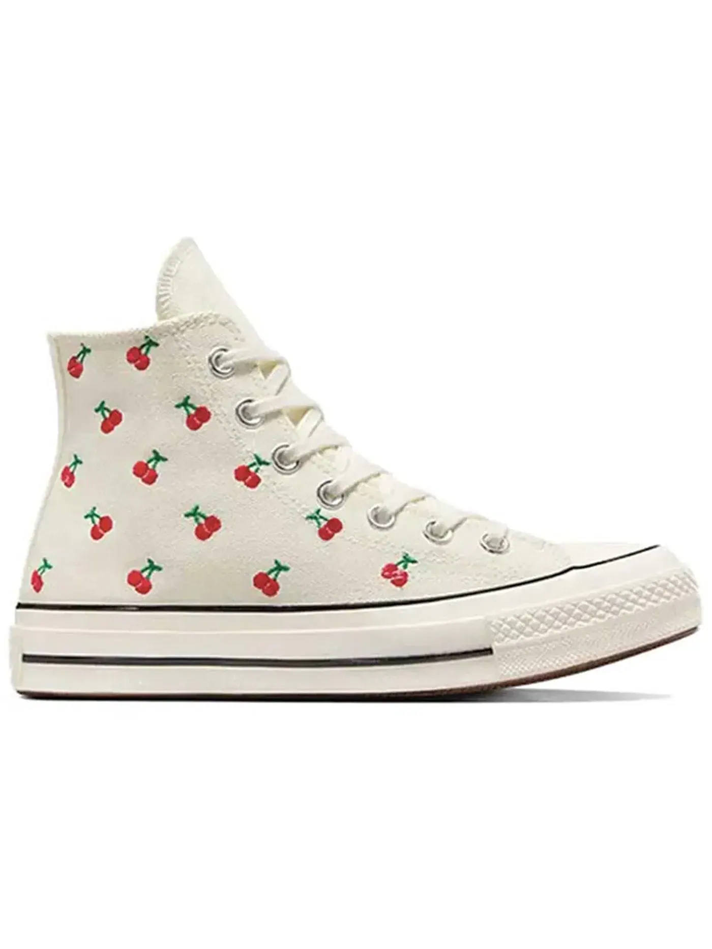 Женские кроссовки с принтом Converse Chuck Taylor All Star 70 Hi — изображение 1 из 2, красный/зеленый