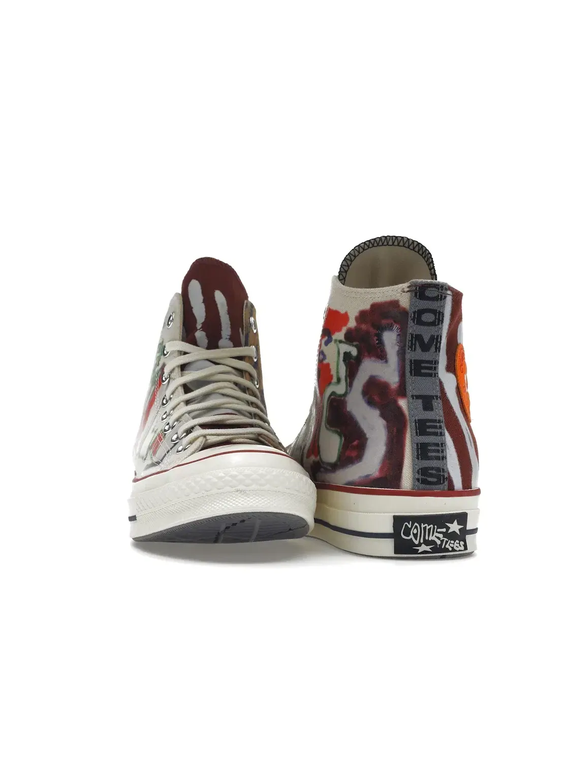 Мужские кроссовки повседневные Converse Chuck Taylor All Star 70 Hi — изображение 3 из 5, белый/мульти
