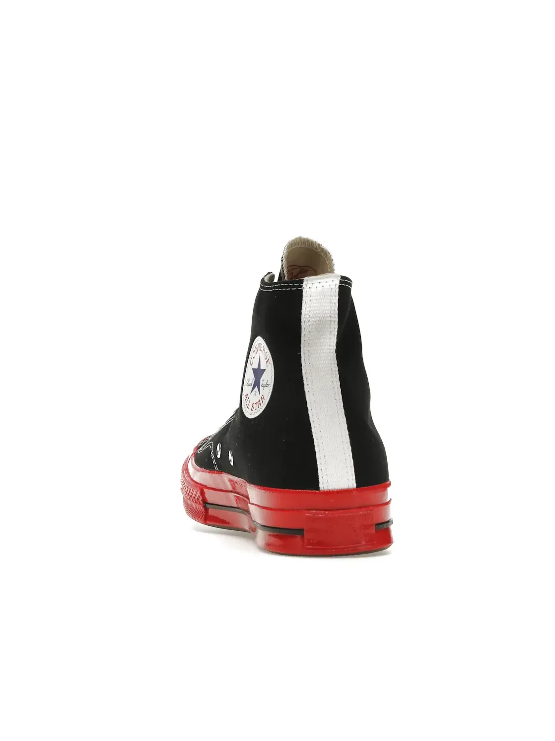 Кроссовки без шнуровки Comme des Garçons PLAY Converse — изображение 4 из 4, черный/красный