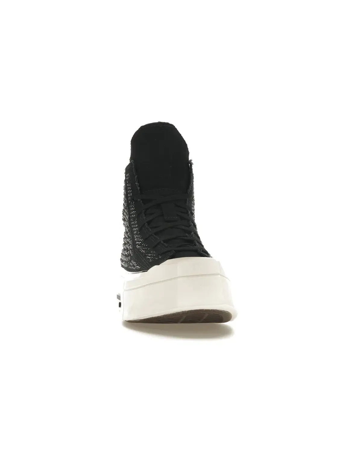 Женские кроссовки высокие с принтом Converse Chuck Taylor All Star 70 Hi De Luxe Squared — изображение 3 из 5, черный//белый